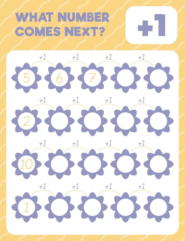 what number comes next vector