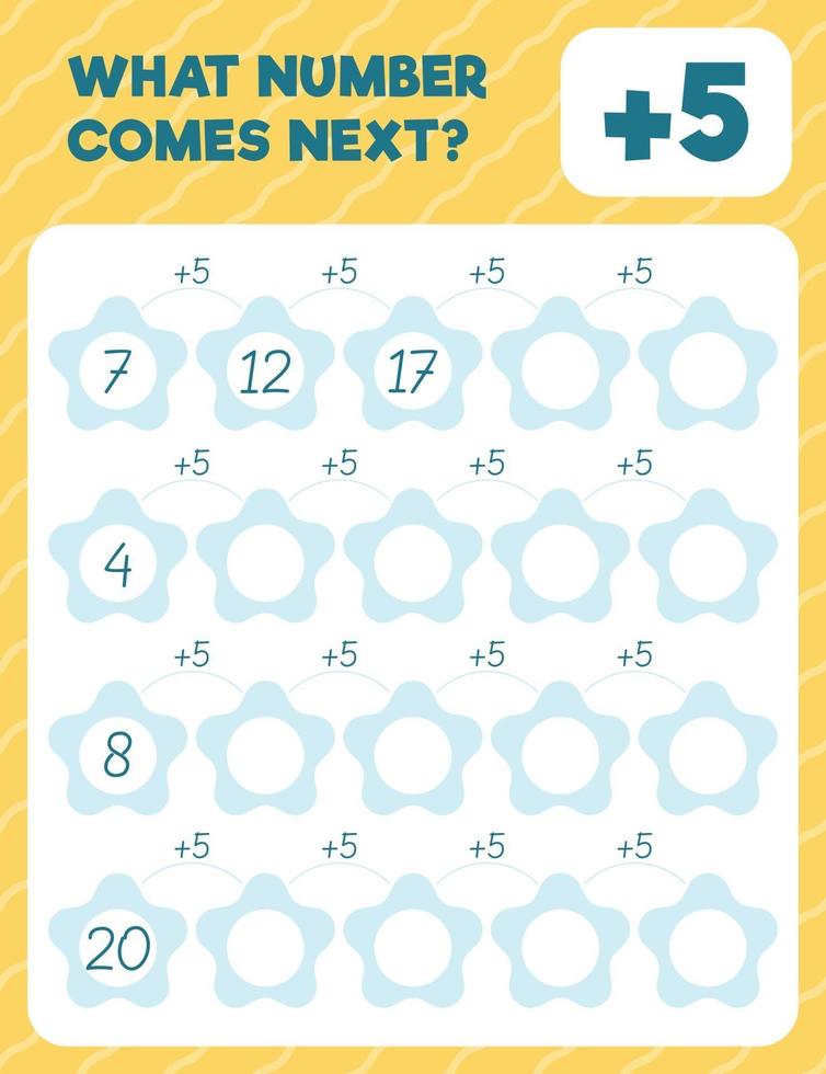 what number comes next vector