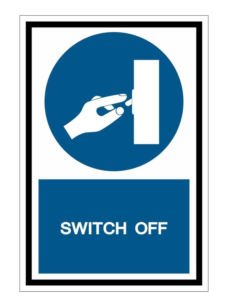 PPE Icon.Switch Off Symbol Sign Isolate On White Background,Vector Illustration EPS.10 vector