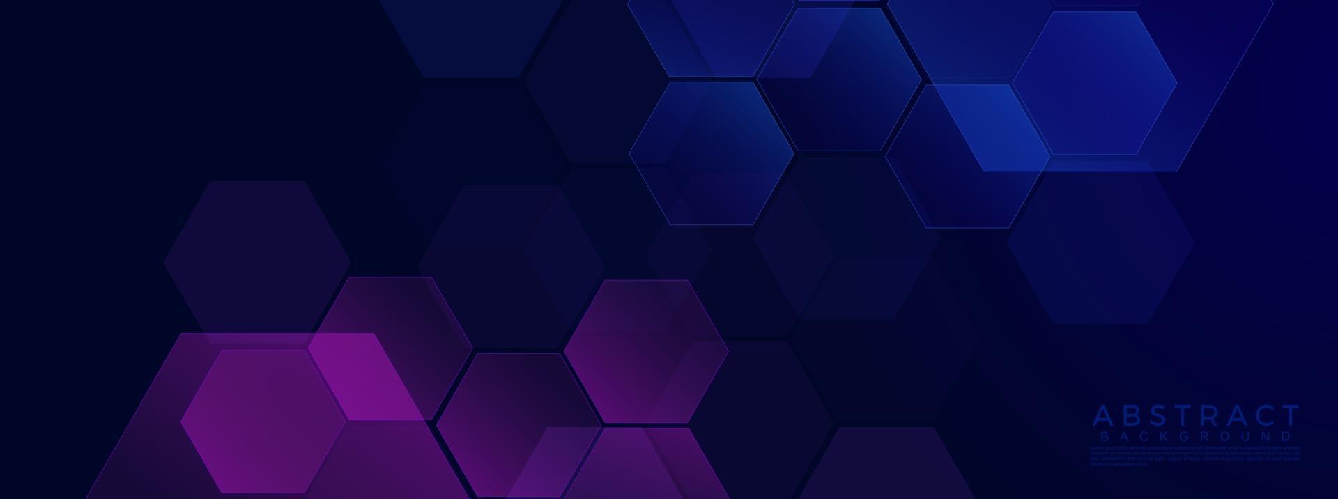 hexagonal abstract technology background. Vector Illustration