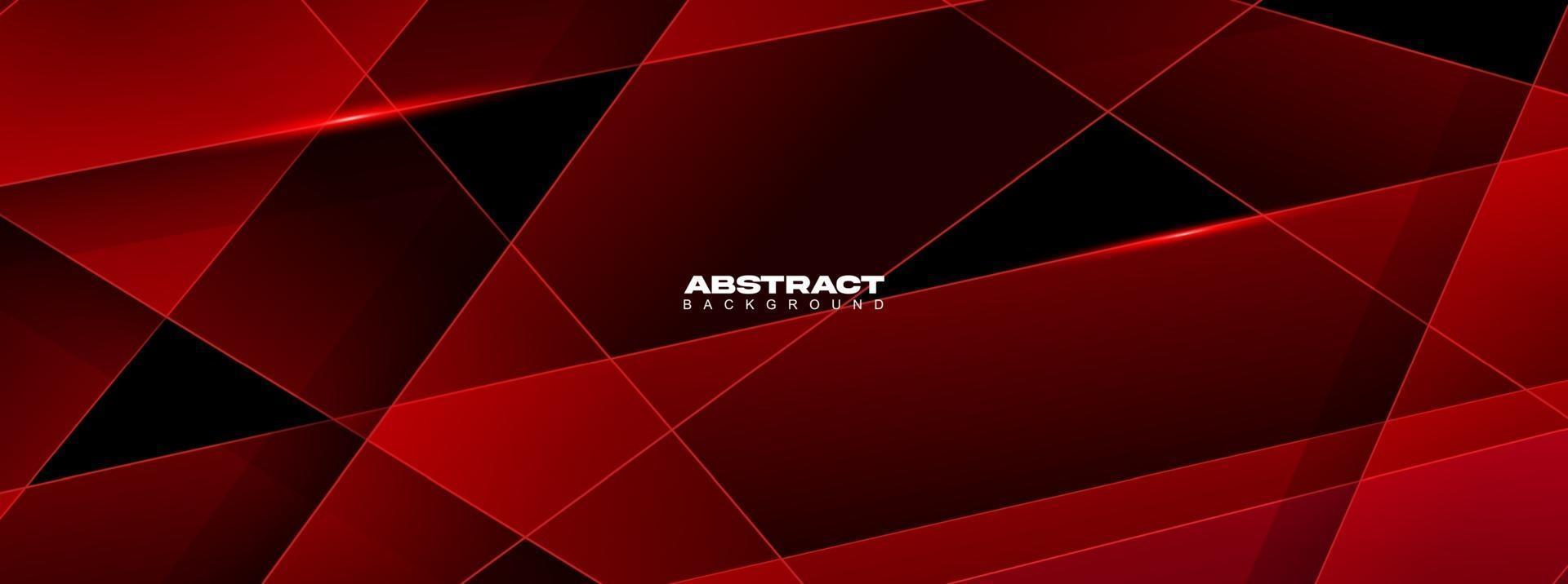 Fondo de color rojo y negro geométrico abstracto moderno. movimiento, deporte, líneas. póster, papel tapiz, página de destino. ilustración vectorial vector
