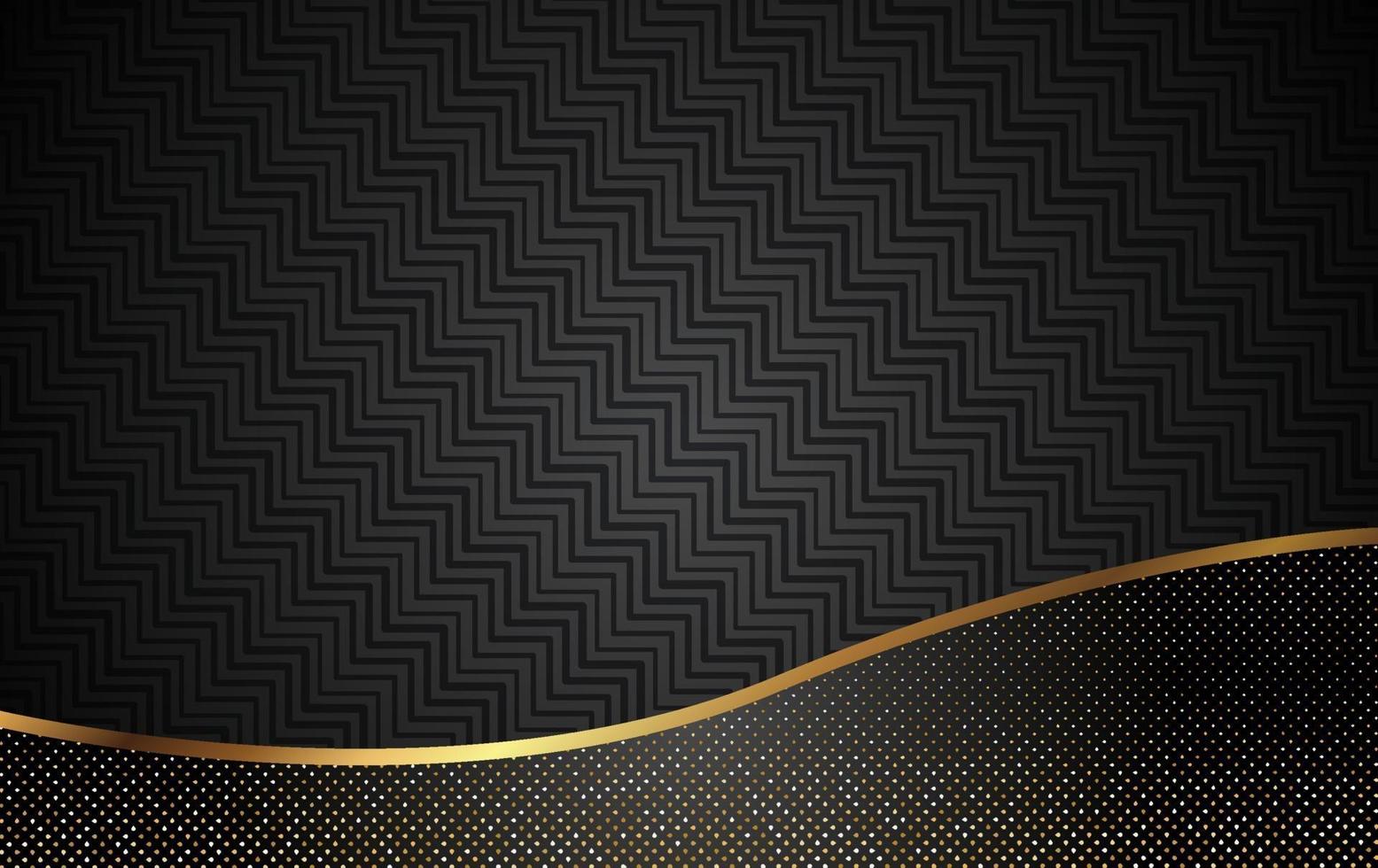 fondo dorado de lujo con vector de decoración ligera