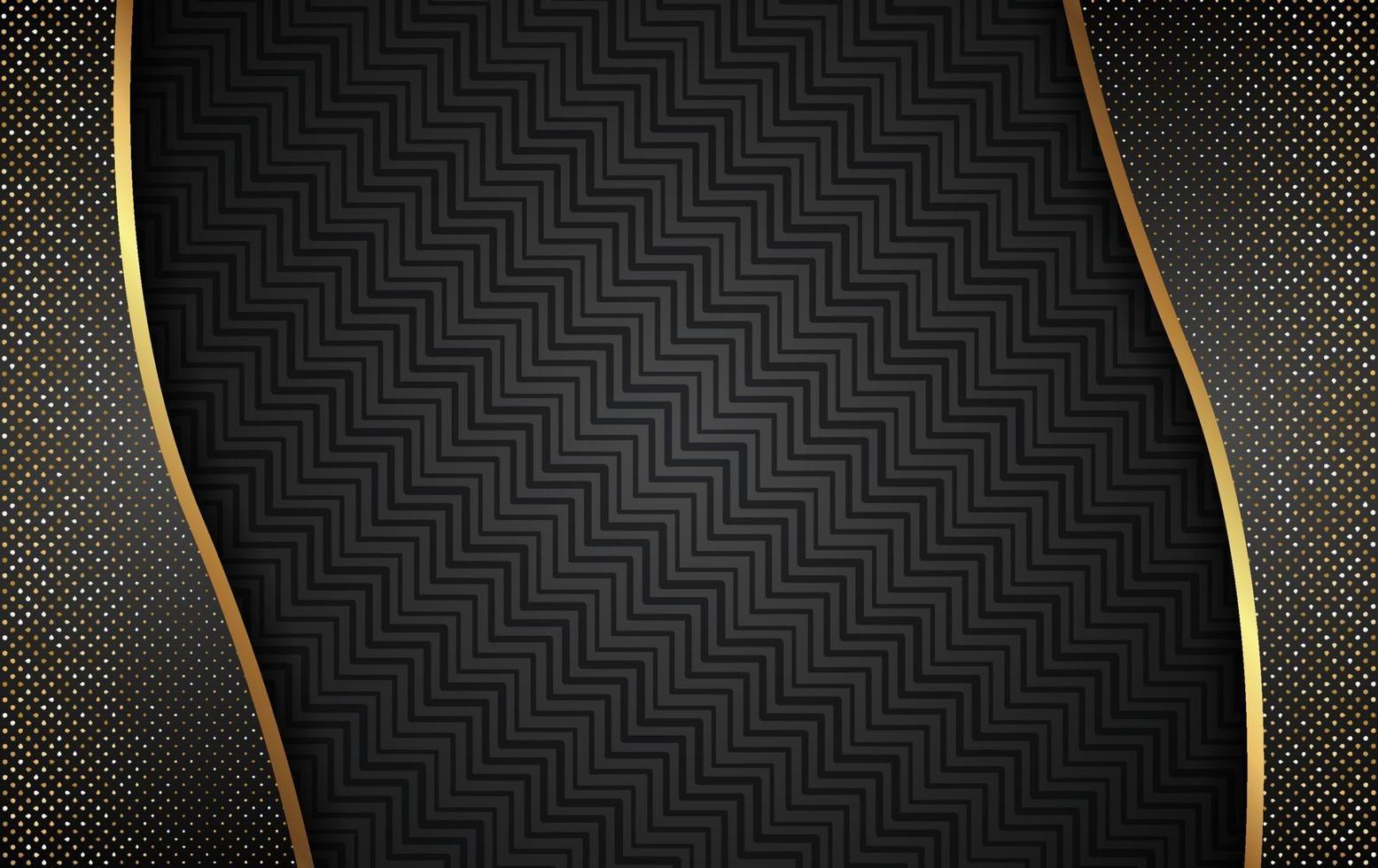 Luxury Gold Background With Light Decoration Vector