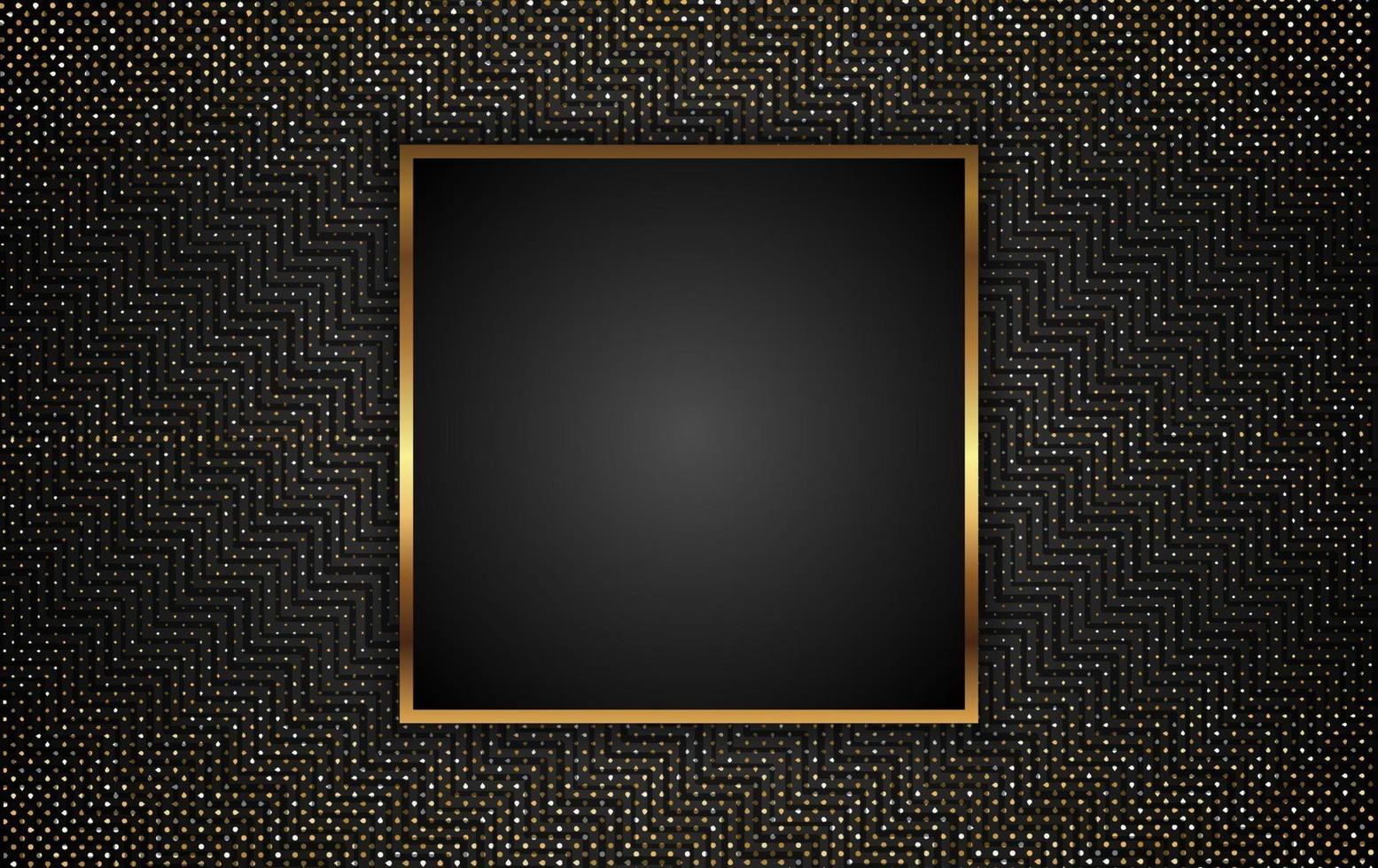 Luxury Gold Background With Light Decoration Vector