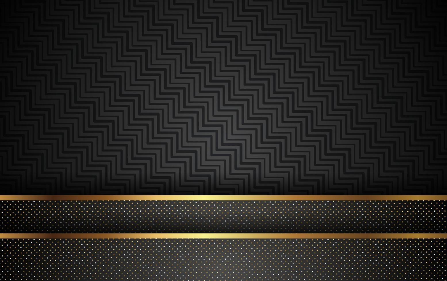 fondo dorado de lujo con vector de decoración ligera