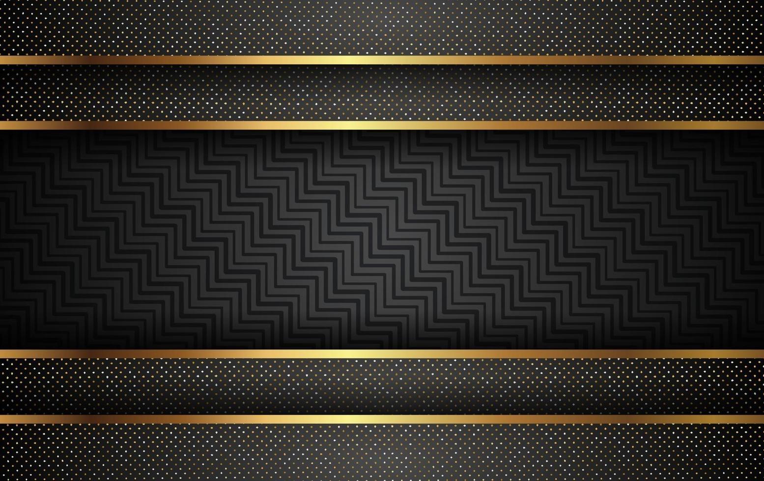 Luxury Gold Background With Light Decoration Vector