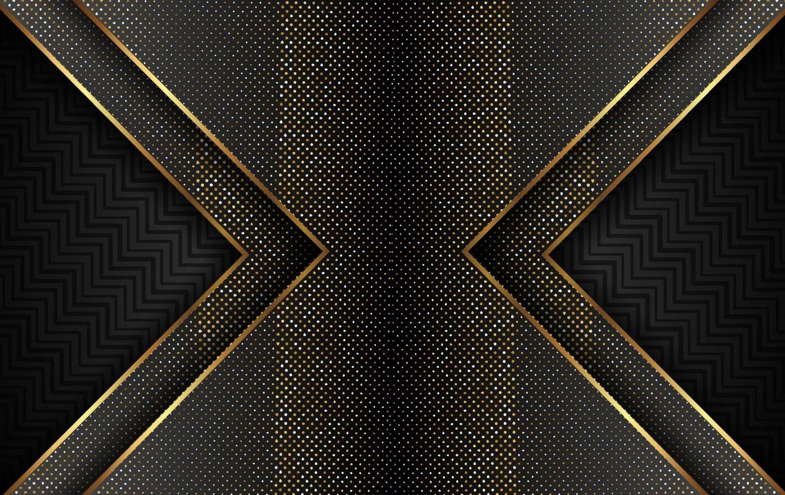 Luxury Gold Background With Light Decoration Vector