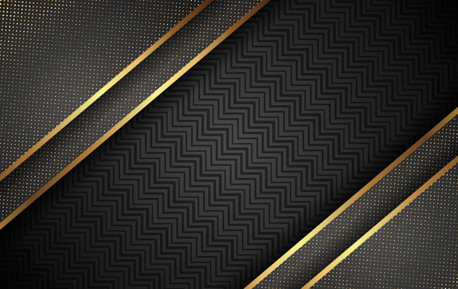 Luxury Gold Background With Light Decoration Vector