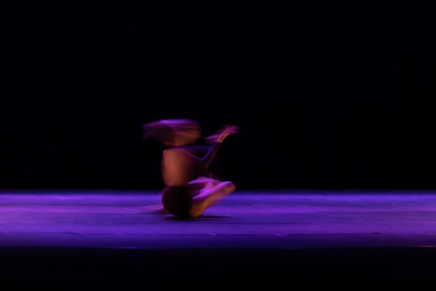 el movimiento abstracto de la danza foto