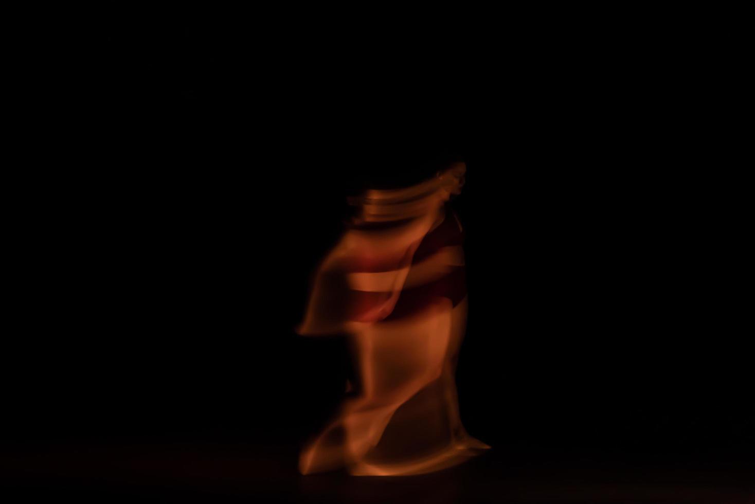 The abstract movement of the dance photo