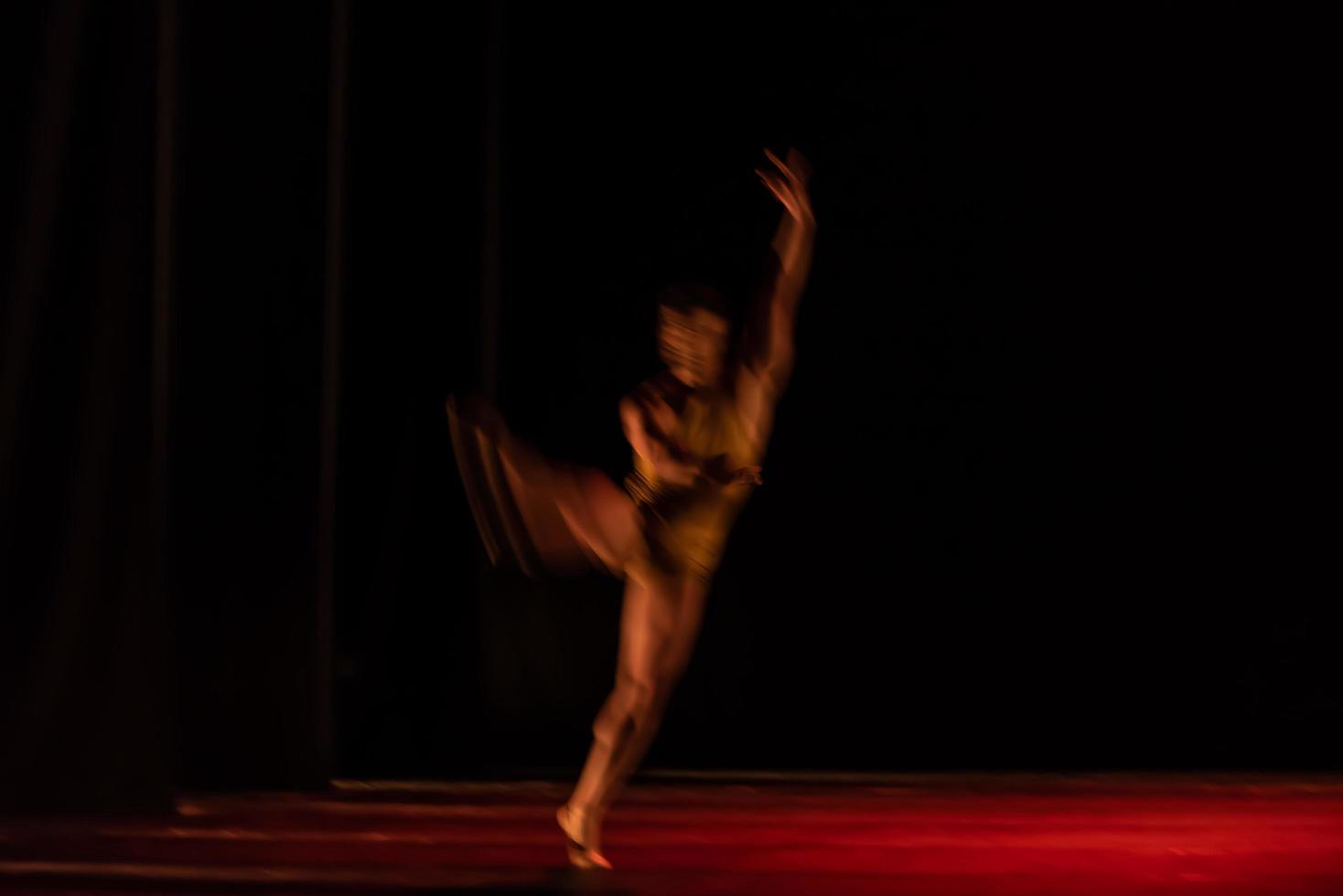 el movimiento abstracto de la danza foto