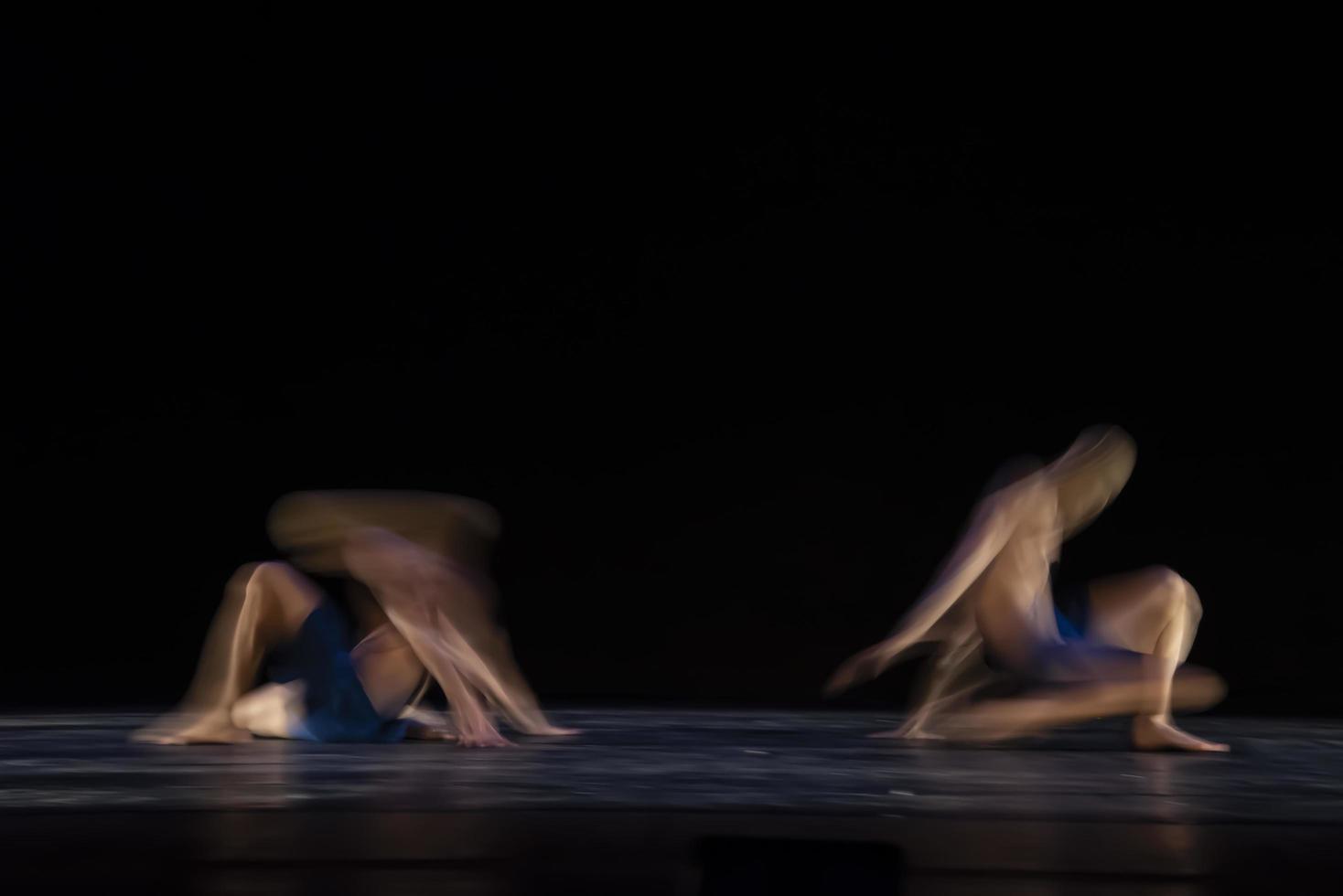 el movimiento abstracto de la danza foto