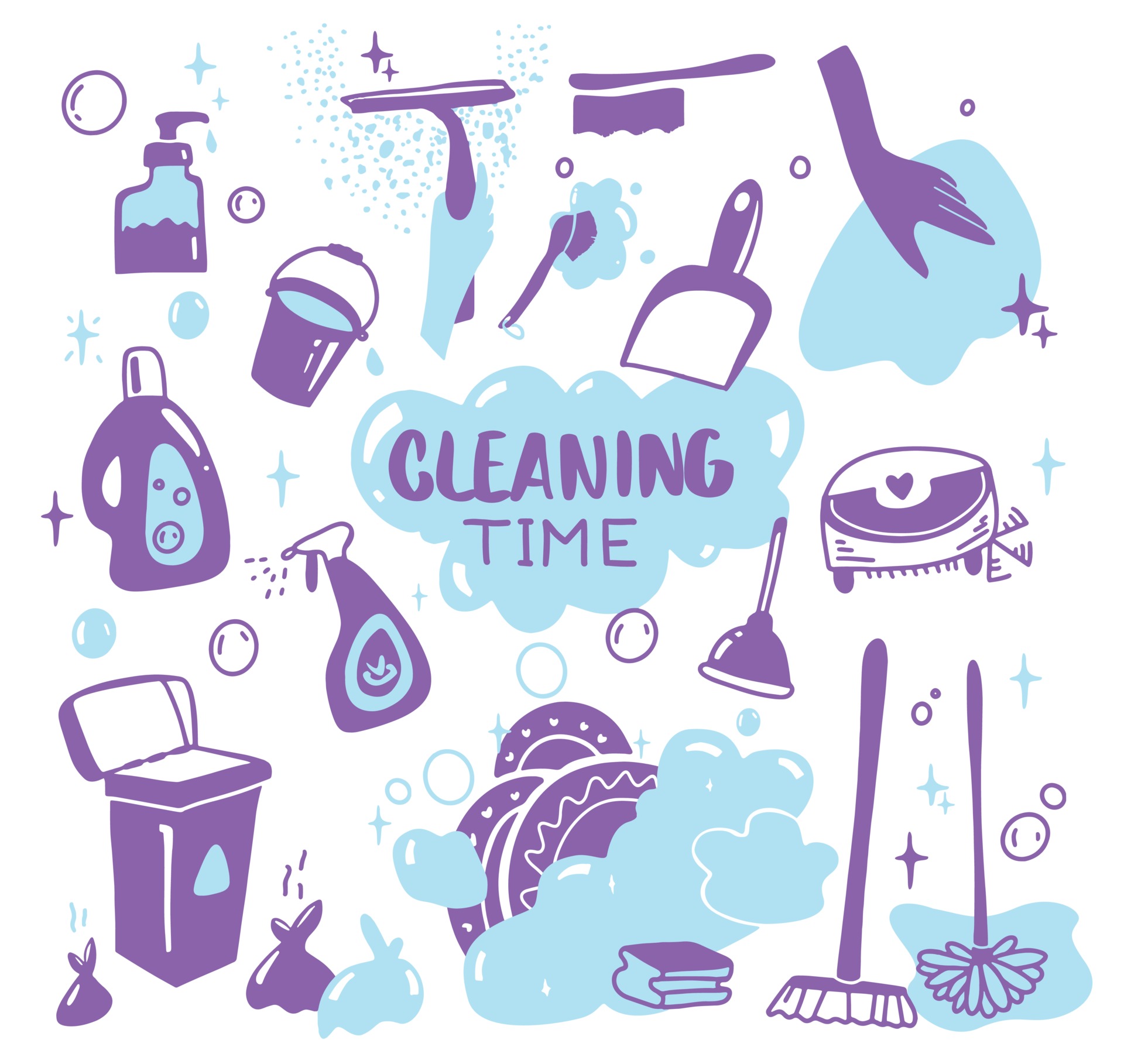 Cleaning times. Cleaning times