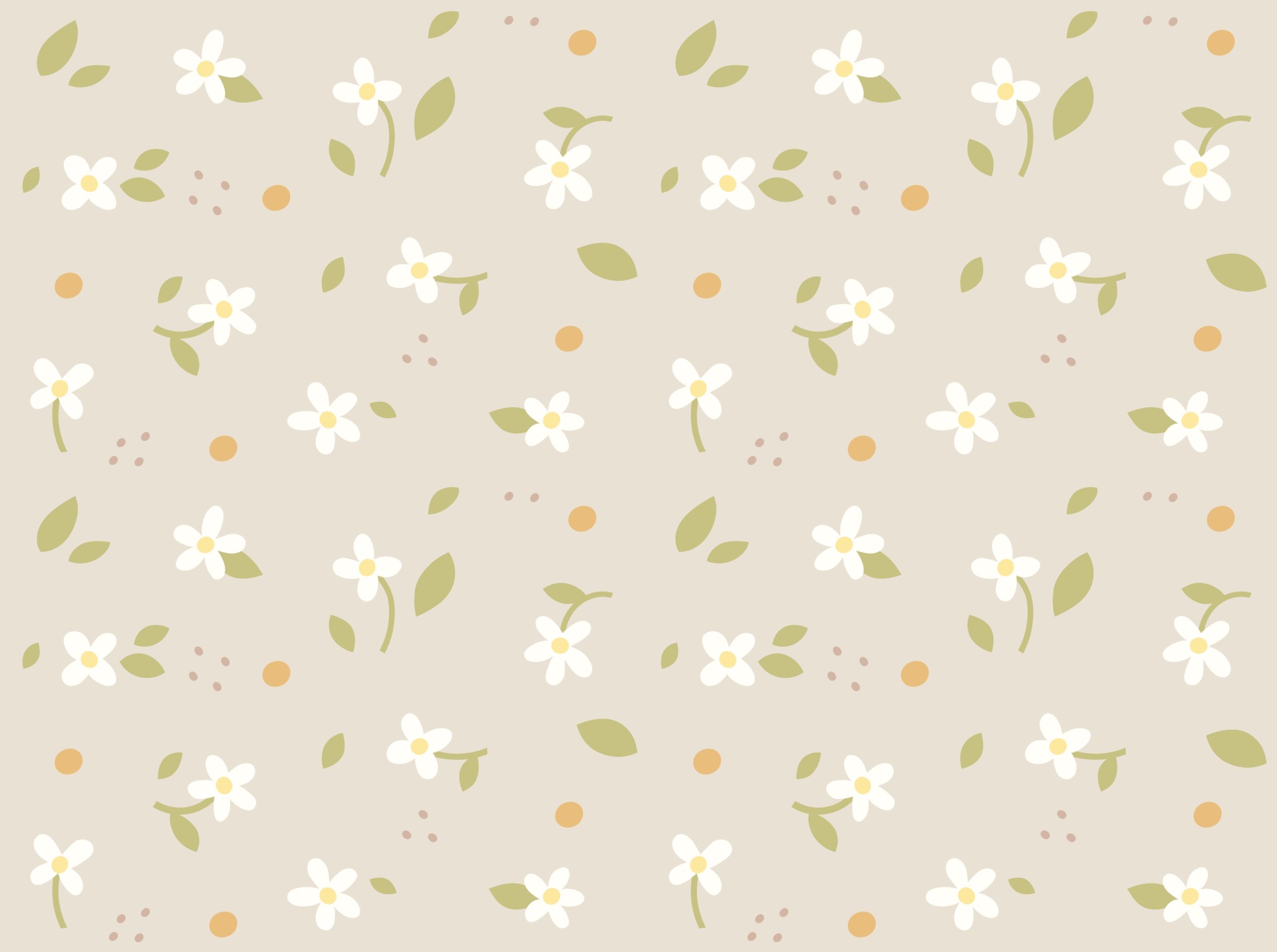 Cute floral pattern background. Simple pattern design template. 2176171  Vector Art at Vecteezy