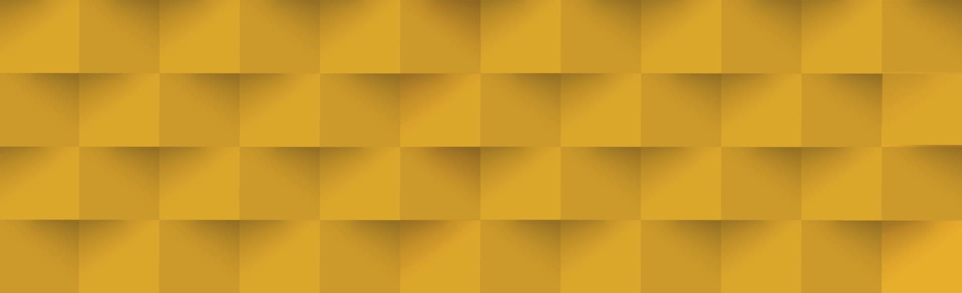 Abstract orange background, web template, squares with shadow - Vector