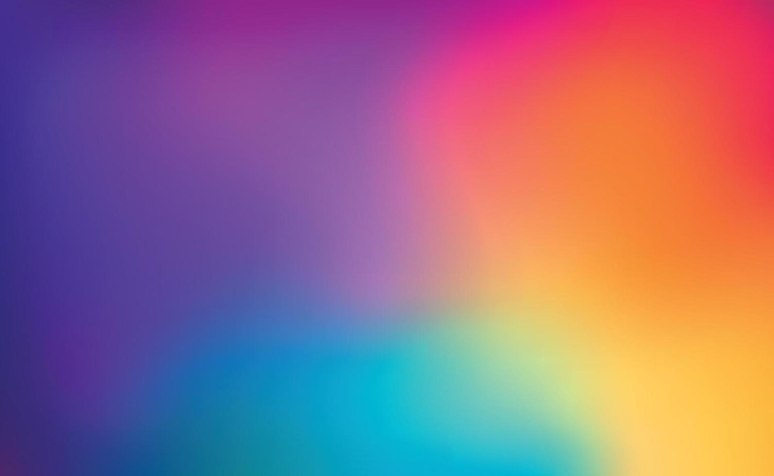 Blurred large panoramic summer background multicolored gradient vector