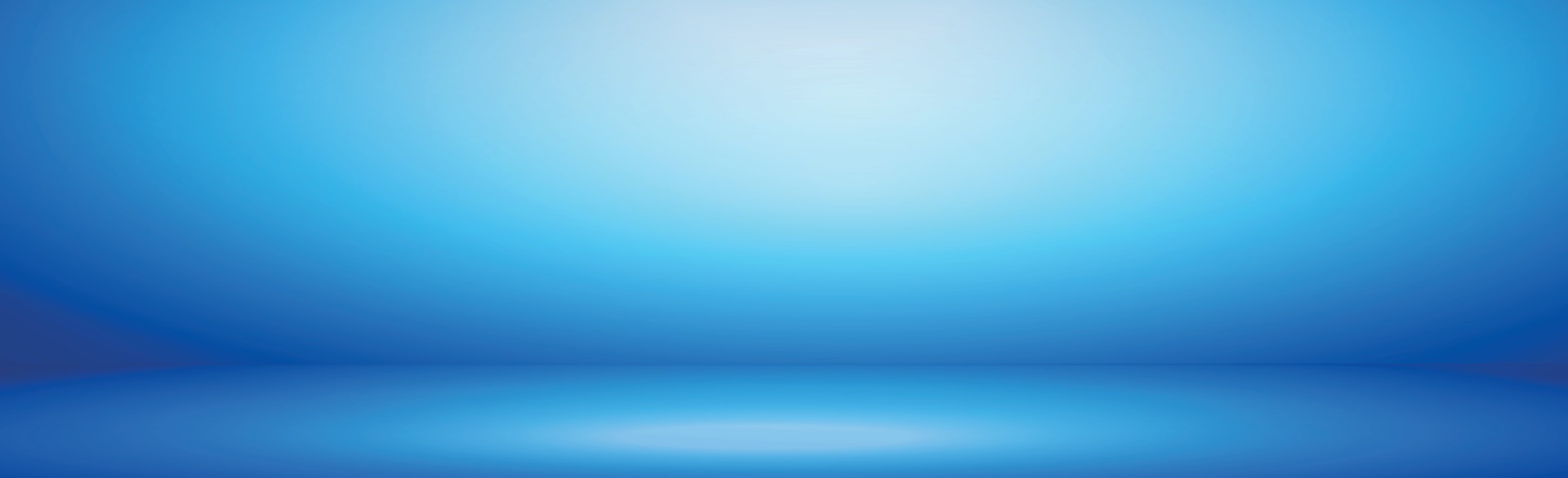 Blue panoramic studio background with white glow 2176494 Vector Art at  Vecteezy