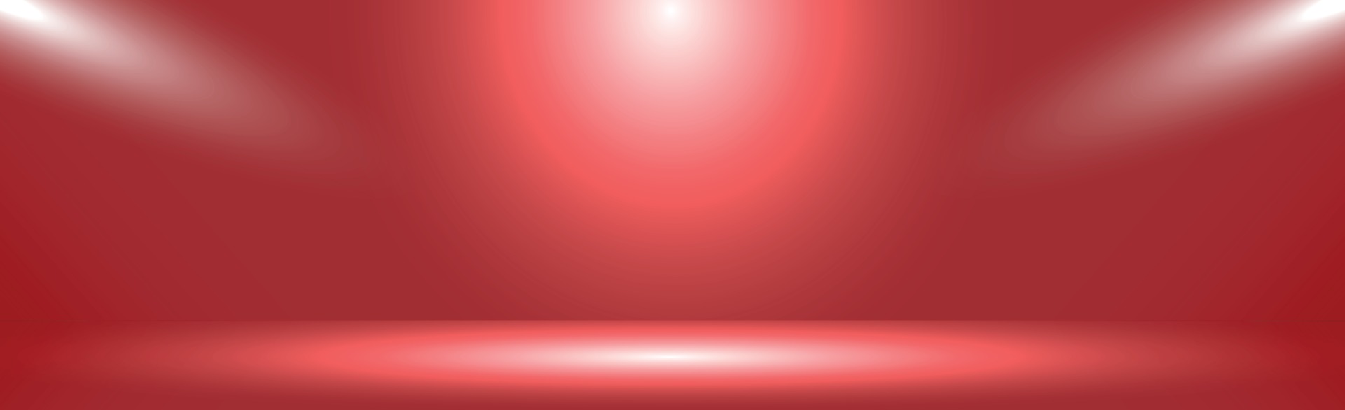 Red panoramic studio background with white glow 2176558 Vector Art at  Vecteezy