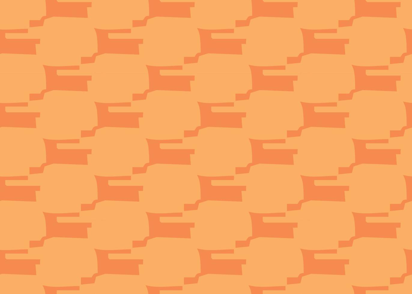 Vector texture background, seamless pattern. Hand drawn, orange colors.