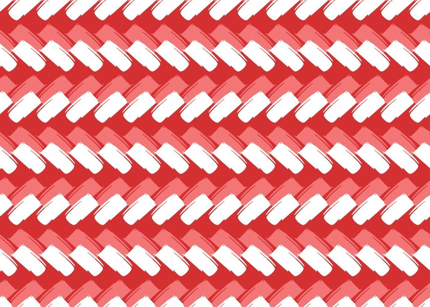 Vector texture background, seamless pattern. Hand drawn, red, white colors.