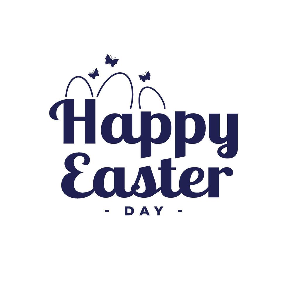 Congratulations on the Easter holiday on a white background - Vector