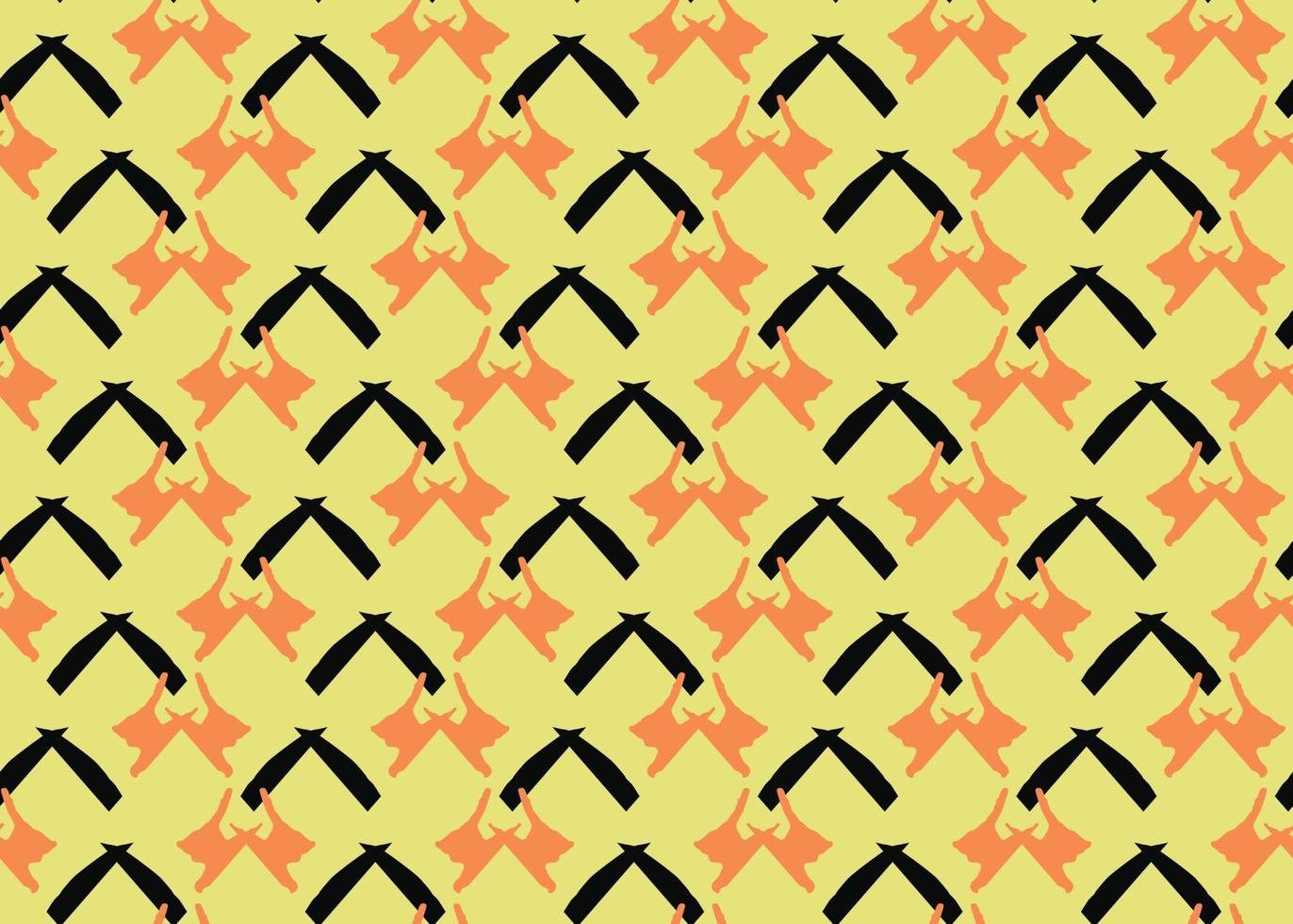 Vector texture background, seamless pattern. Hand drawn, yellow, orange, black colors.