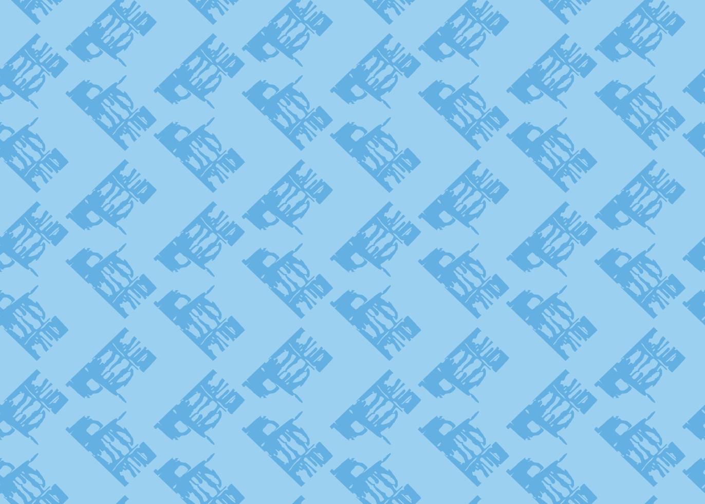 Vector texture background, seamless pattern. Hand drawn, blue colors.