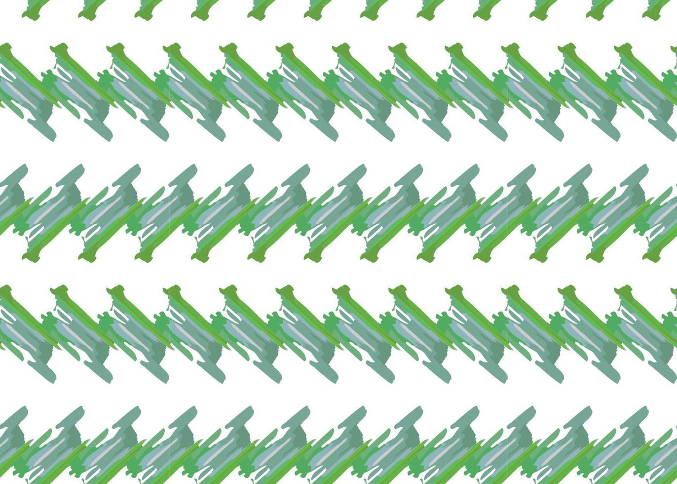Vector texture background, seamless pattern. Hand drawn, green, white colors.