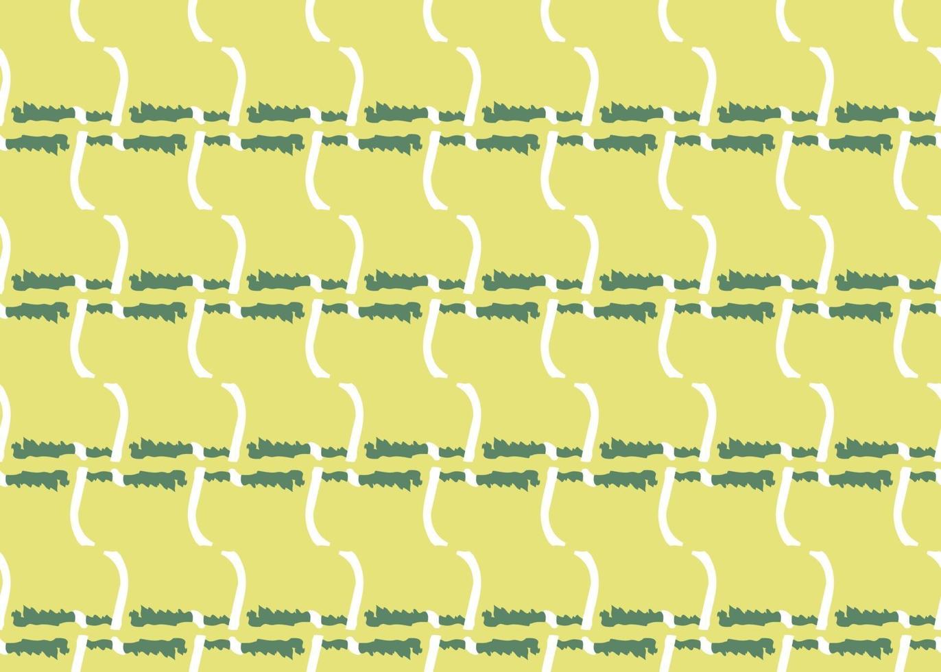 Vector texture background, seamless pattern. Hand drawn, yellow, green, white colors.