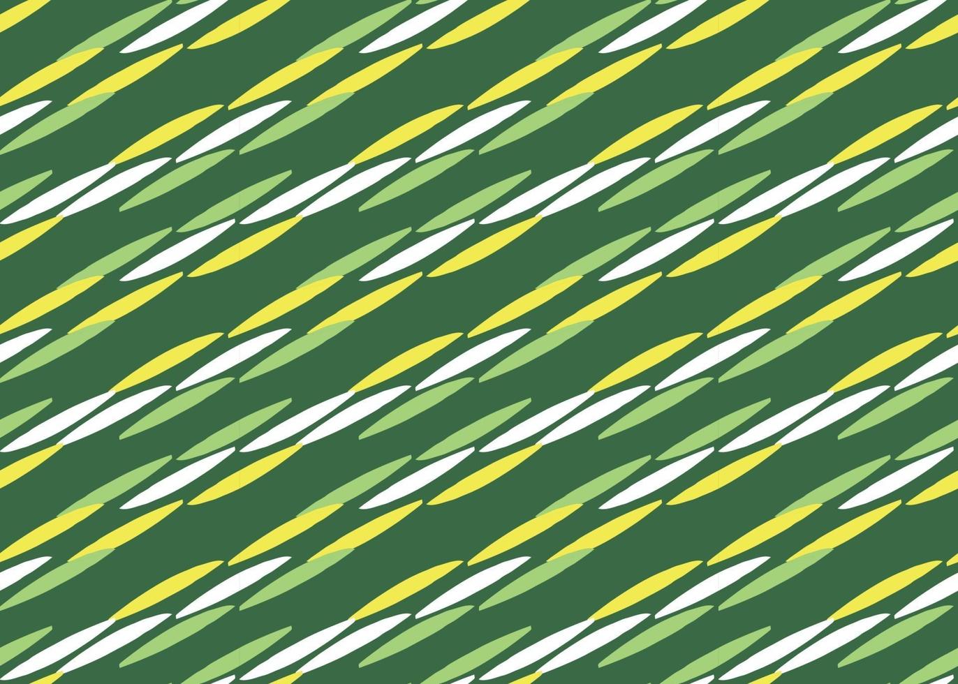 Vector texture background, seamless pattern. Hand drawn, green, yellow, white colors.