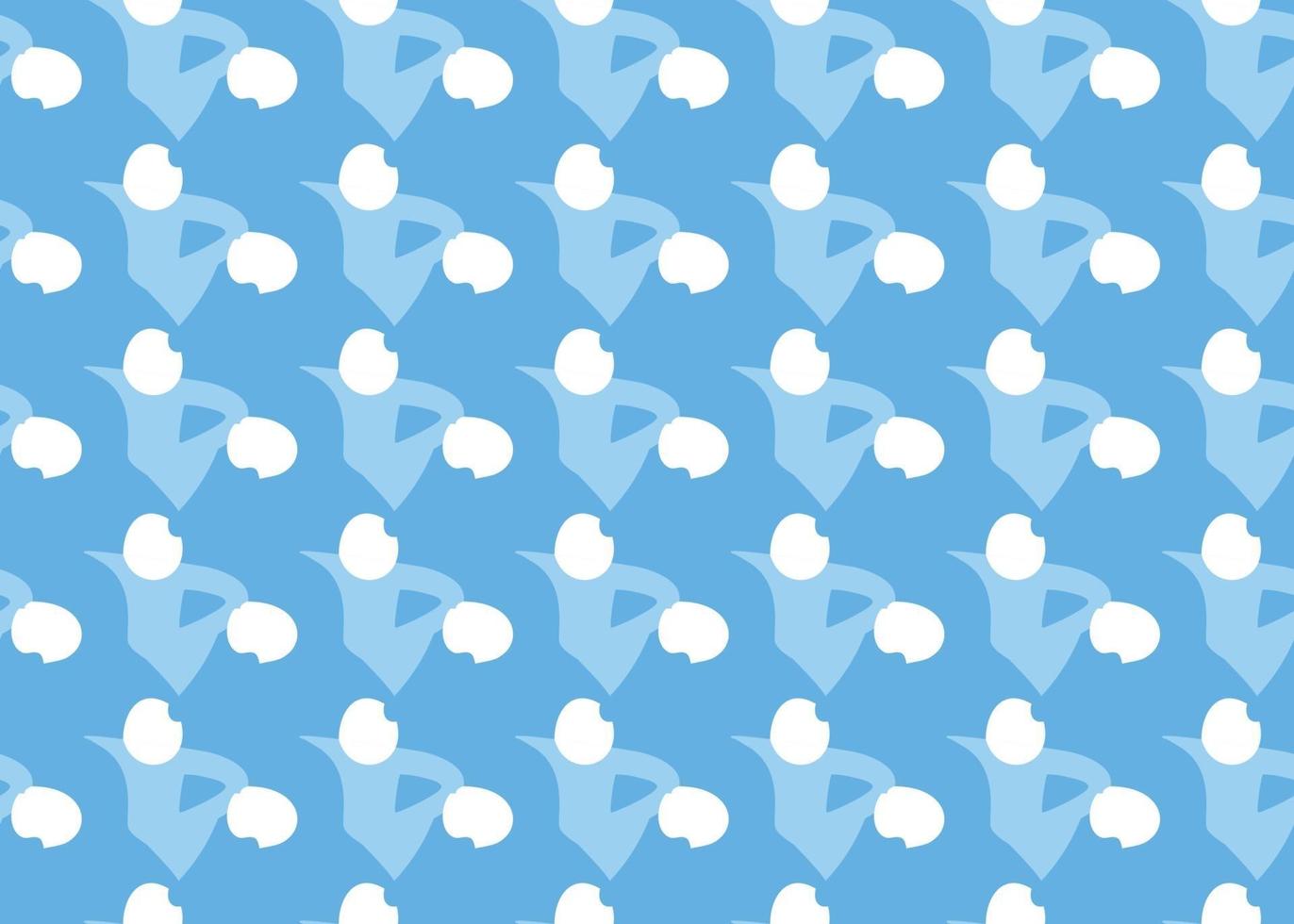 Vector texture background, seamless pattern. Hand drawn, blue, white colors.