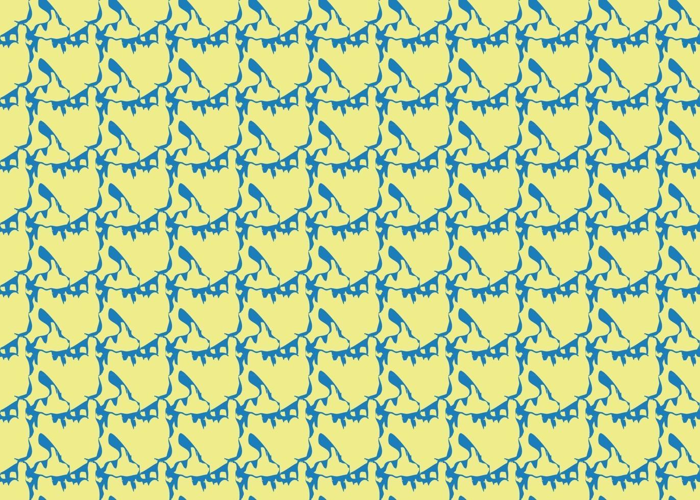 Vector texture background, seamless pattern. Hand drawn, yellow, blue colors.