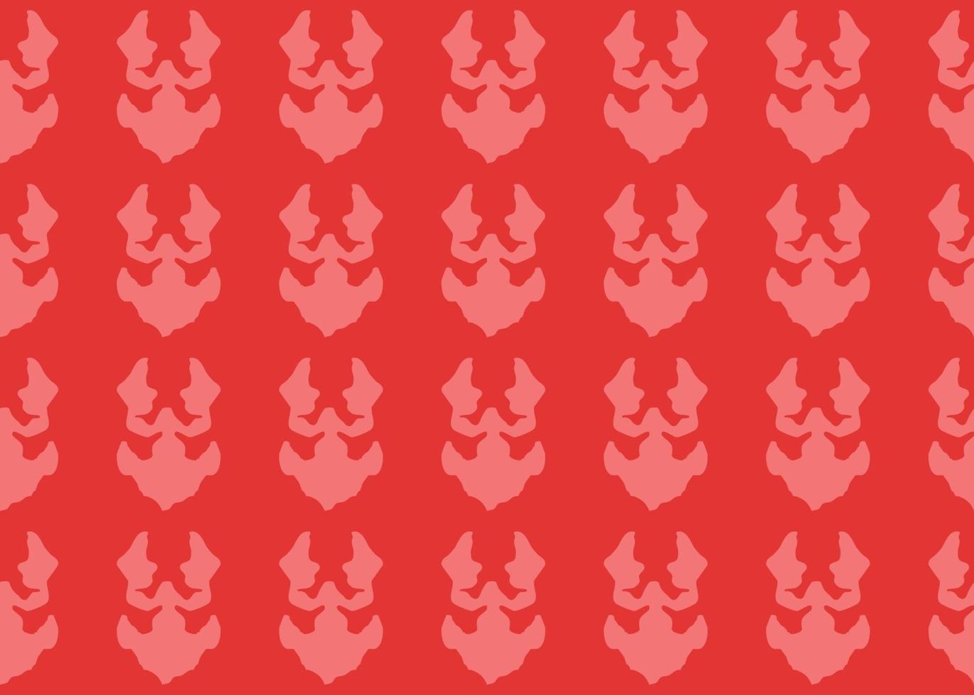 Vector texture background, seamless pattern. Hand drawn, red colors