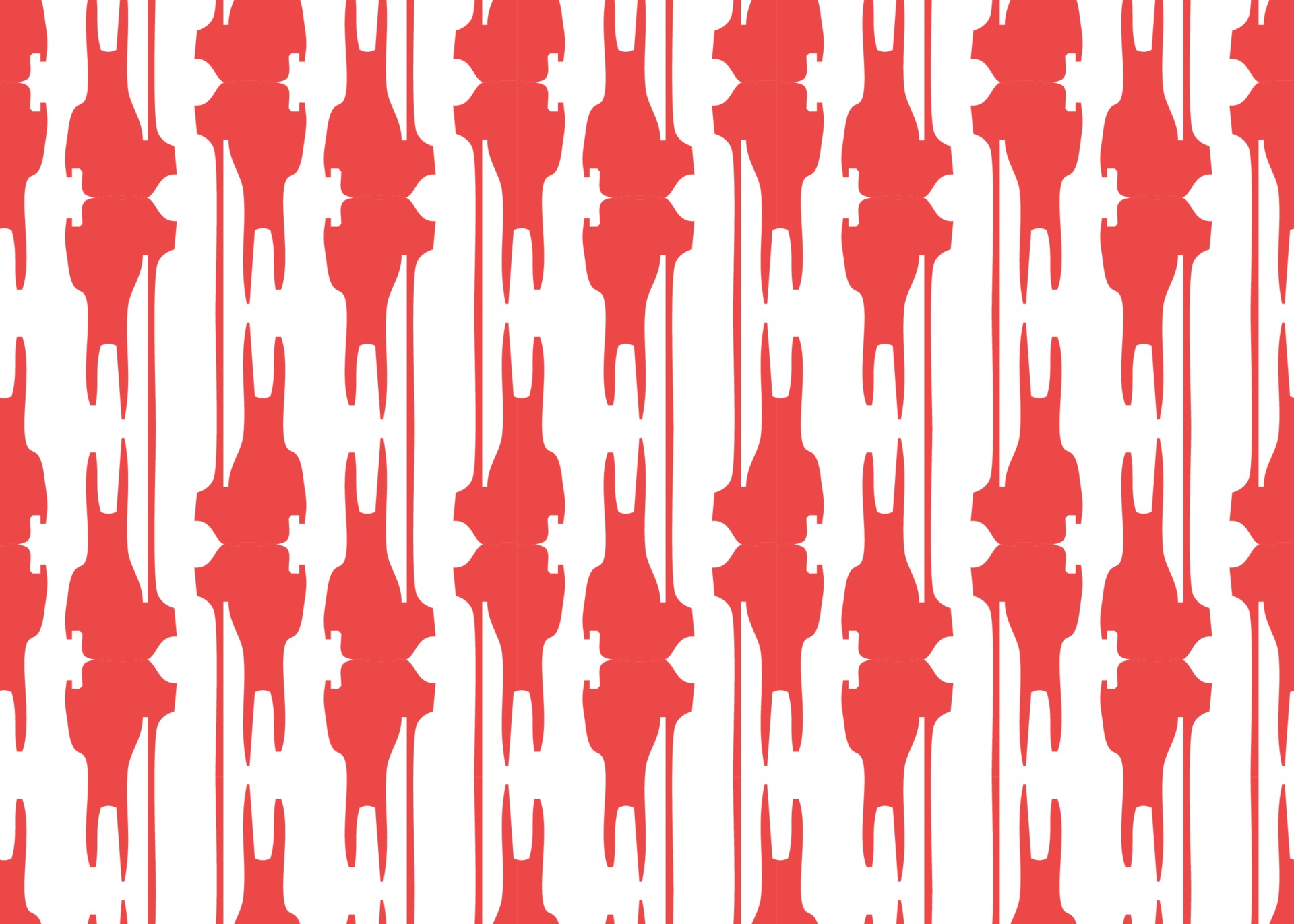 Vector texture background, seamless pattern. Hand drawn, red, white