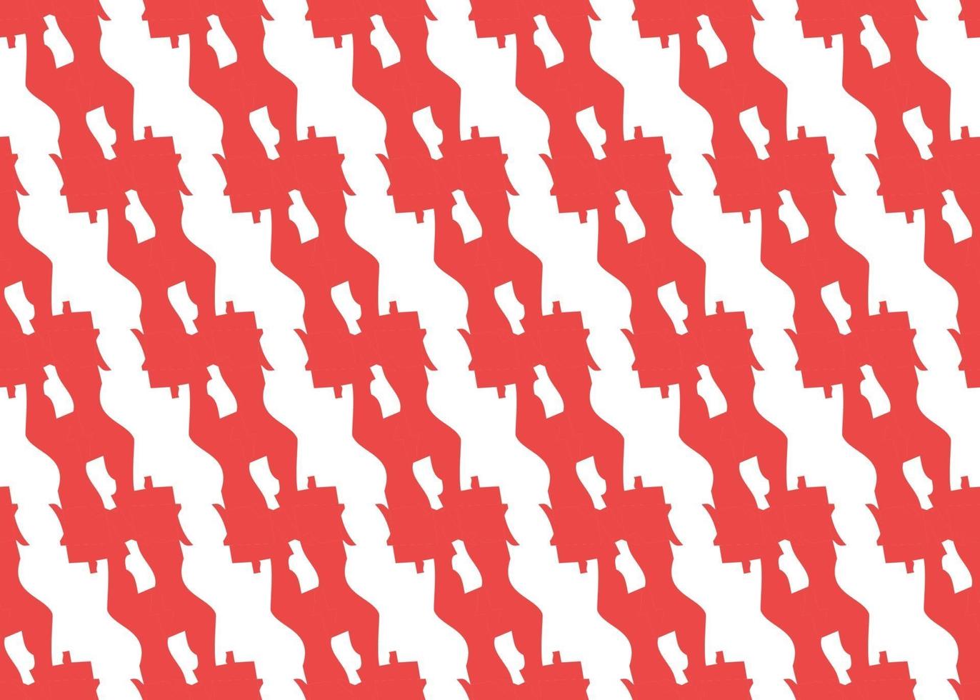 Vector texture background, seamless pattern. Hand drawn, red, white colors.