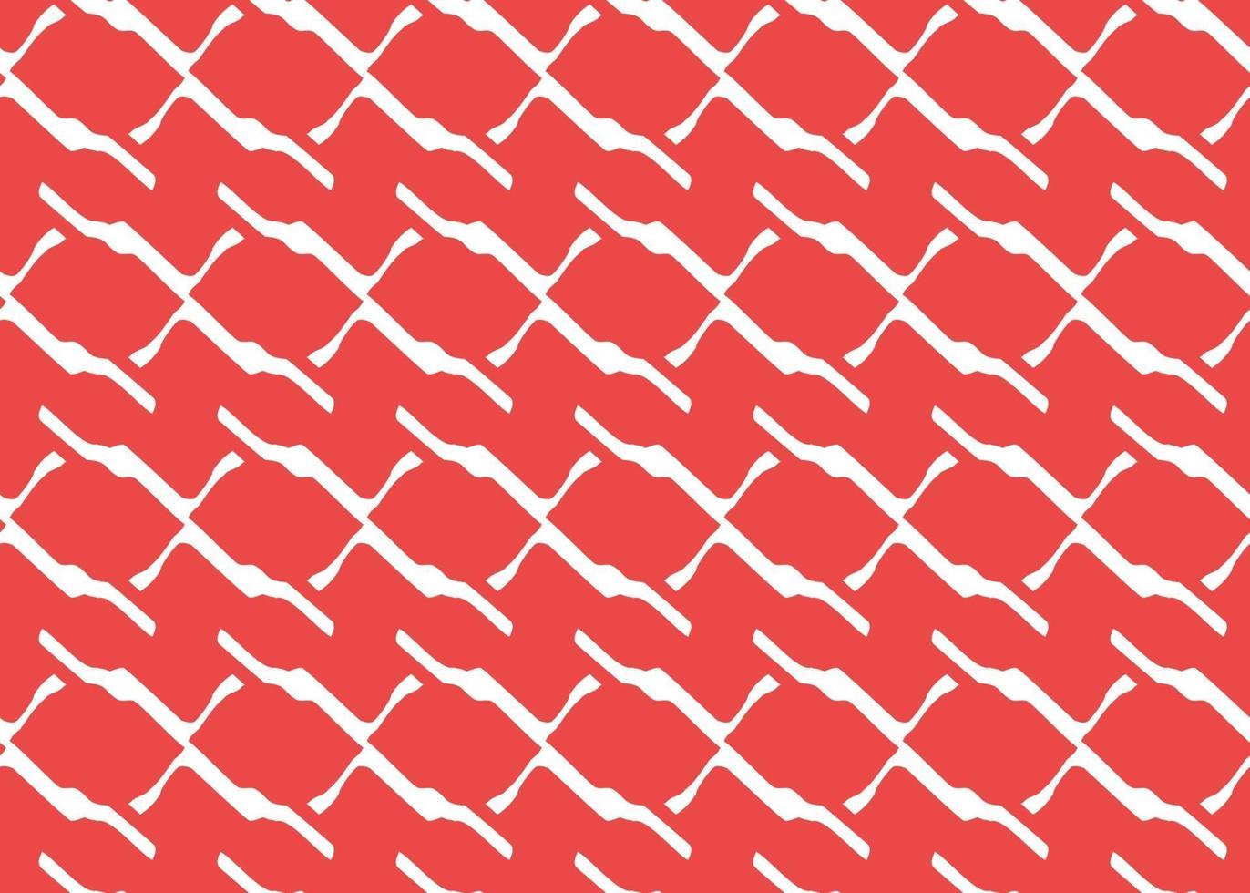 Vector texture background, seamless pattern. Hand drawn, red, white colors.