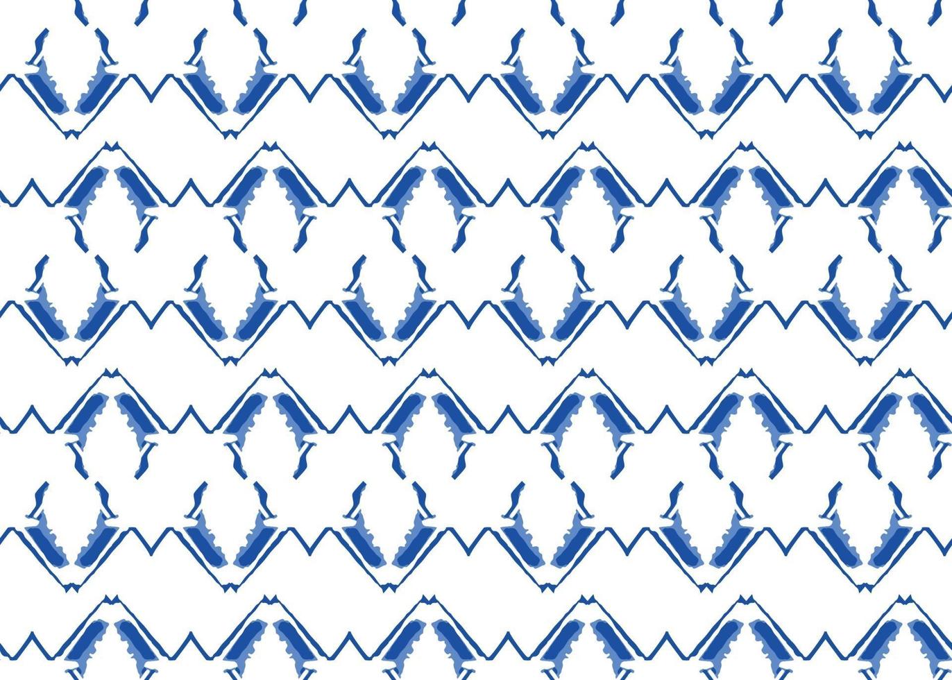 Vector texture background, seamless pattern. Hand drawn, blue, white colors.