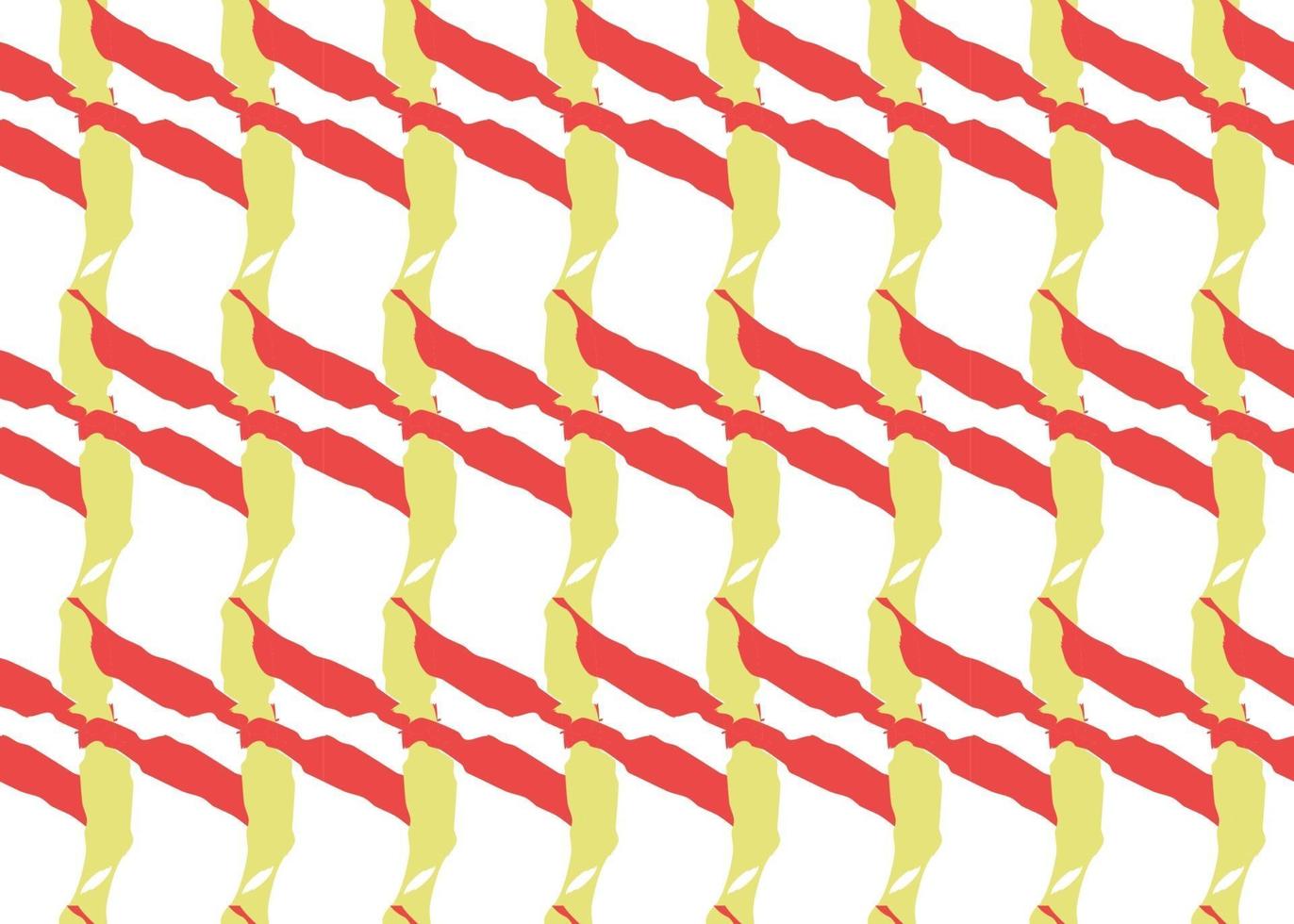 Vector texture background, seamless pattern. Hand drawn, red, yellow, white colors.