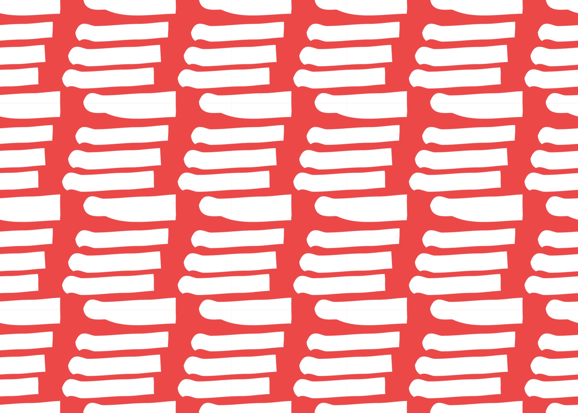 Vector texture background, seamless pattern. Hand drawn, red, white