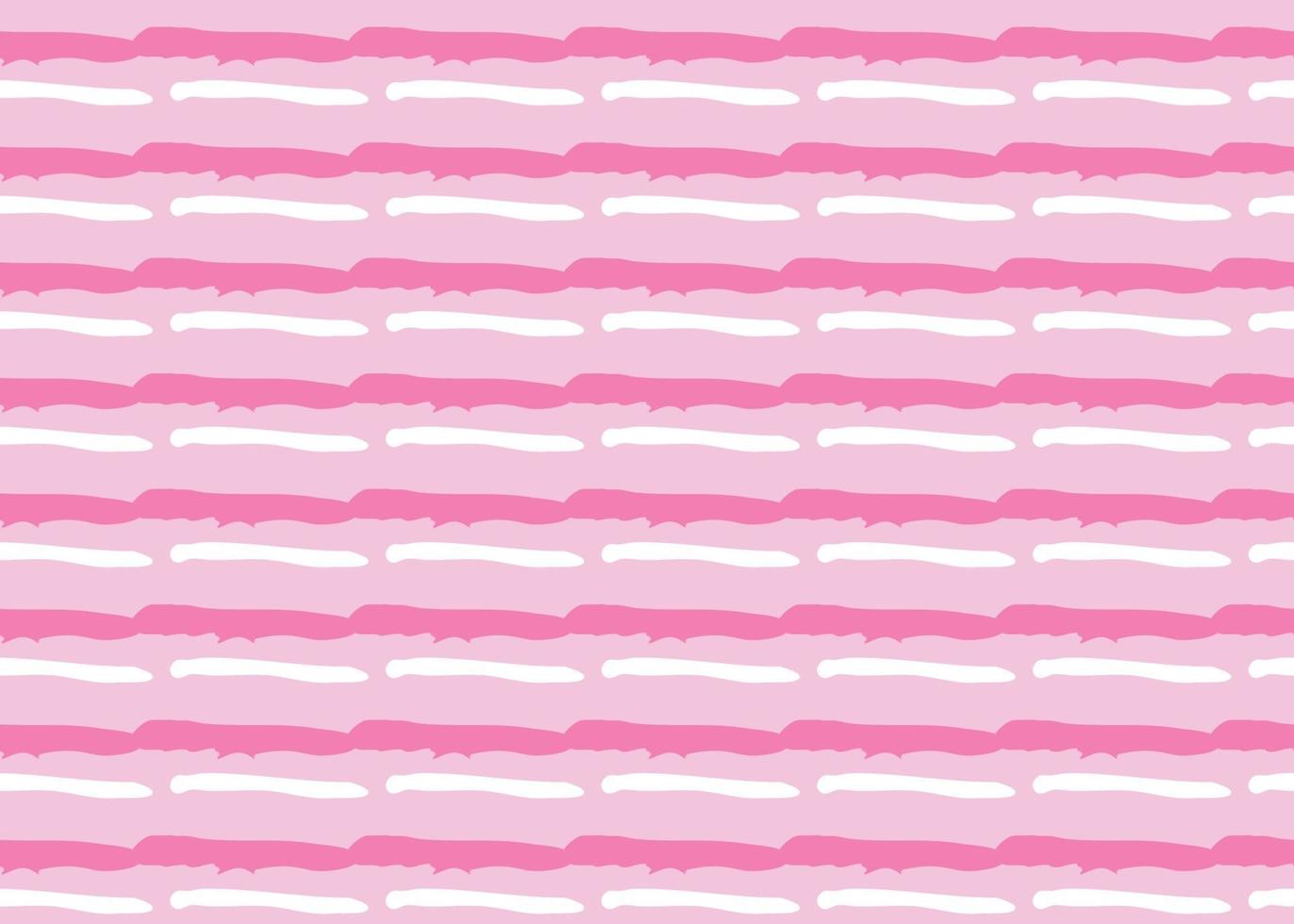 Vector texture background, seamless pattern. Hand drawn, pink, white colors.