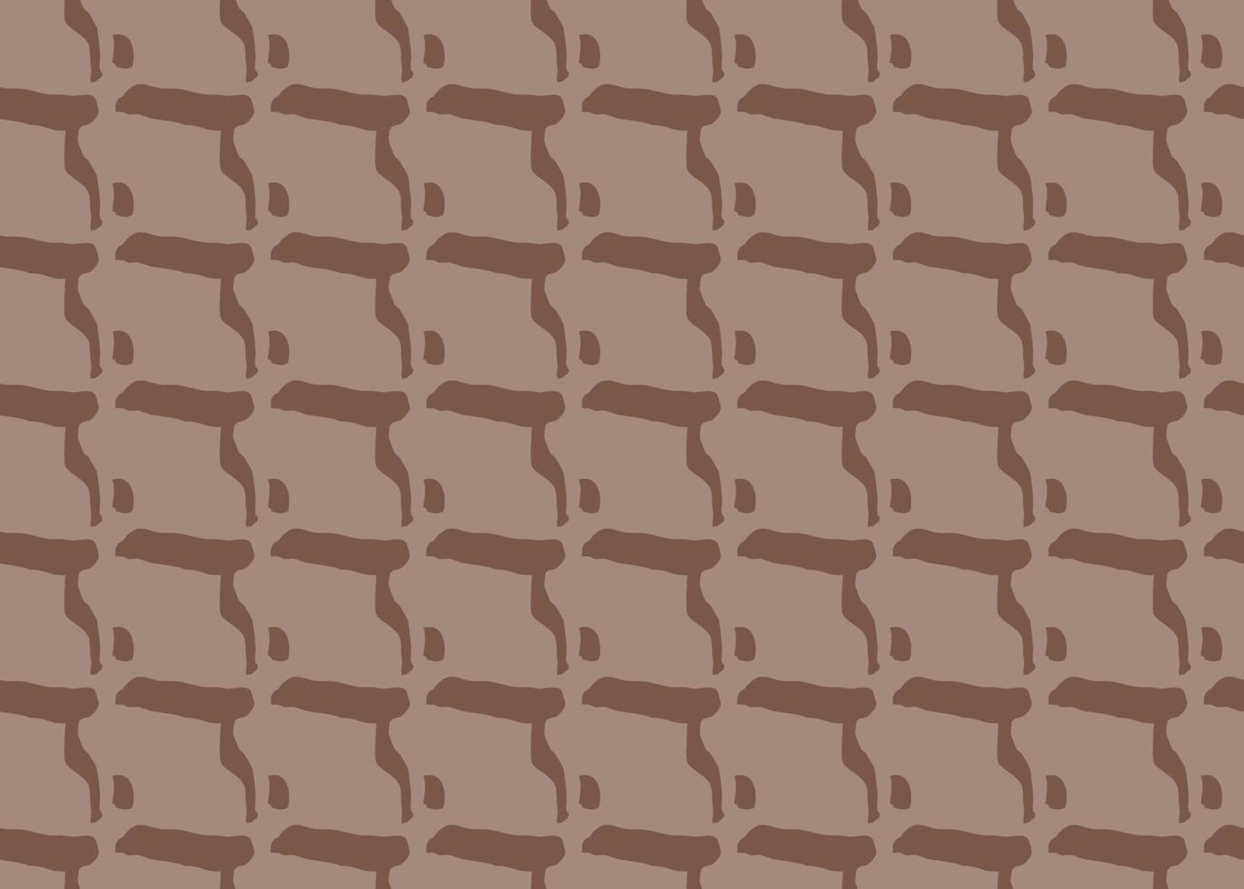 Vector texture background, seamless pattern. Hand drawn, brown colors.