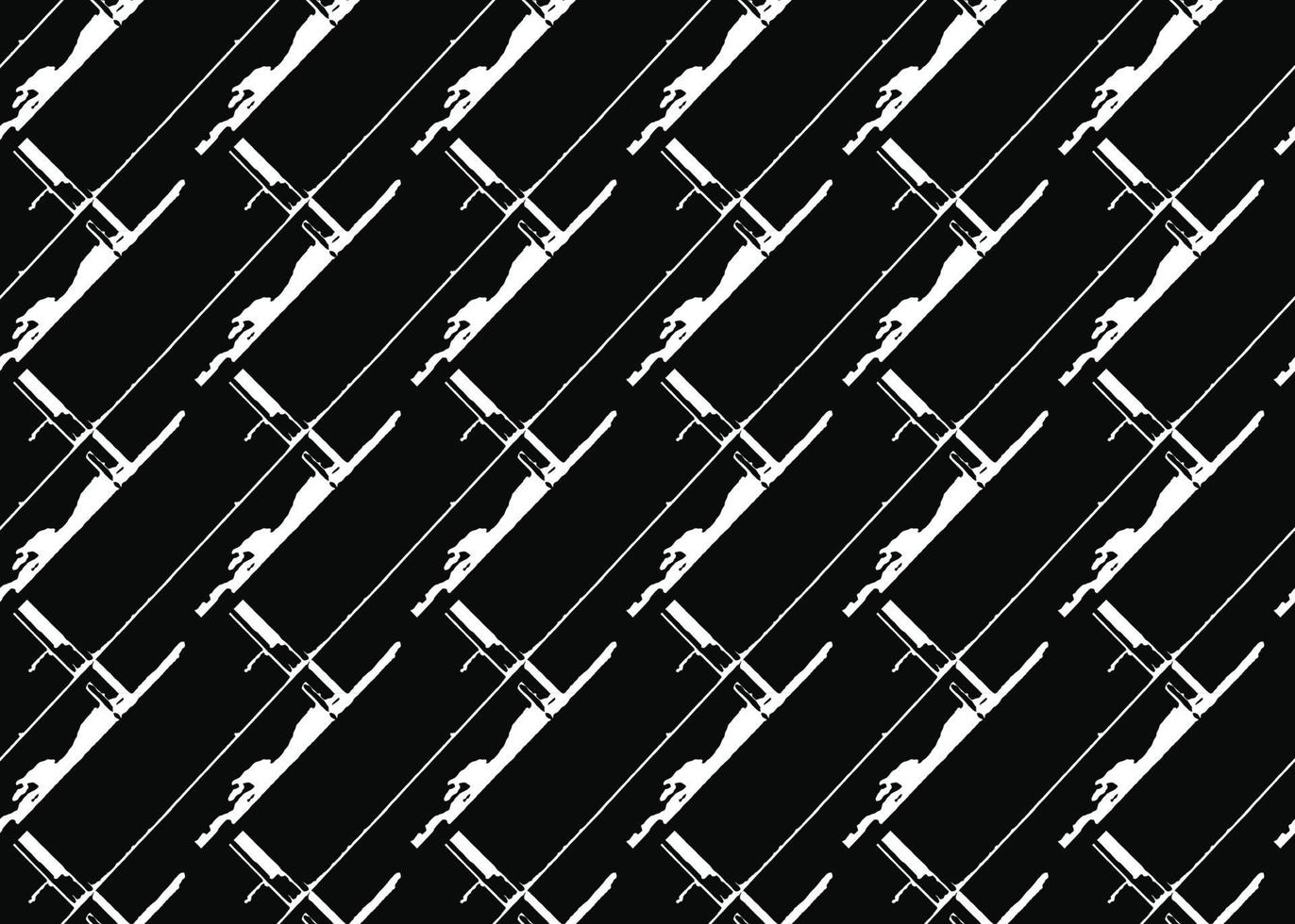 Vector texture background, seamless pattern. Hand drawn, black, white colors.