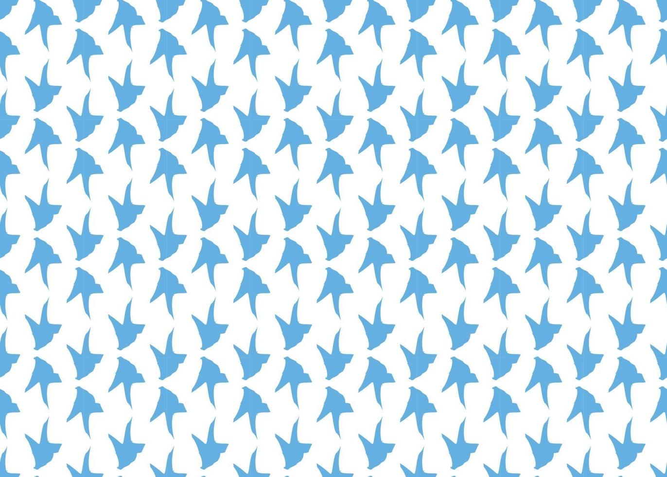 Vector texture background, seamless pattern. Hand drawn, blue, white colors.