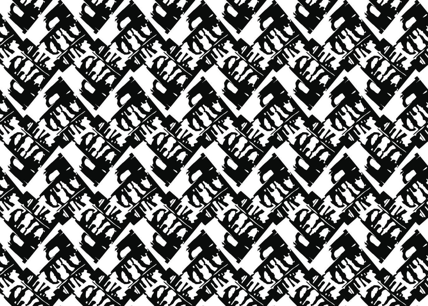 Vector texture background, seamless pattern. Hand drawn, black, white colors.