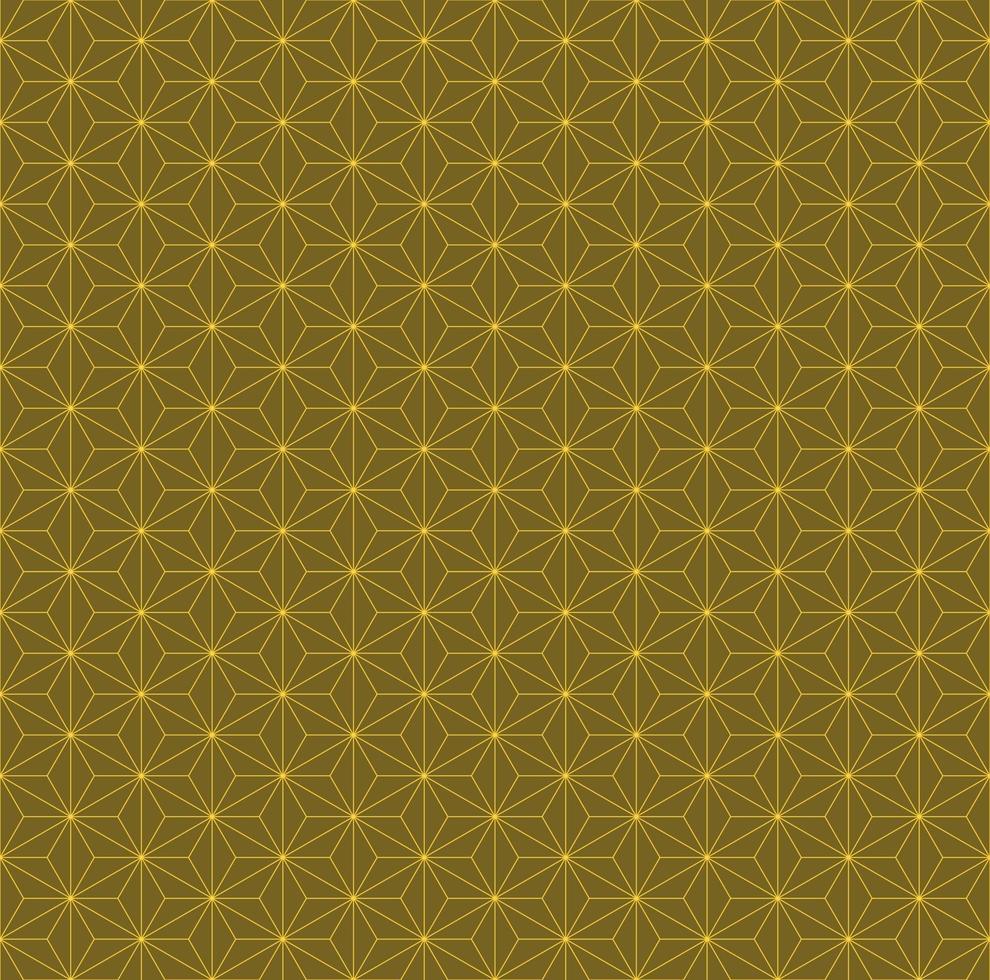 Hexagon Six Pointed Star Pattern Design vector