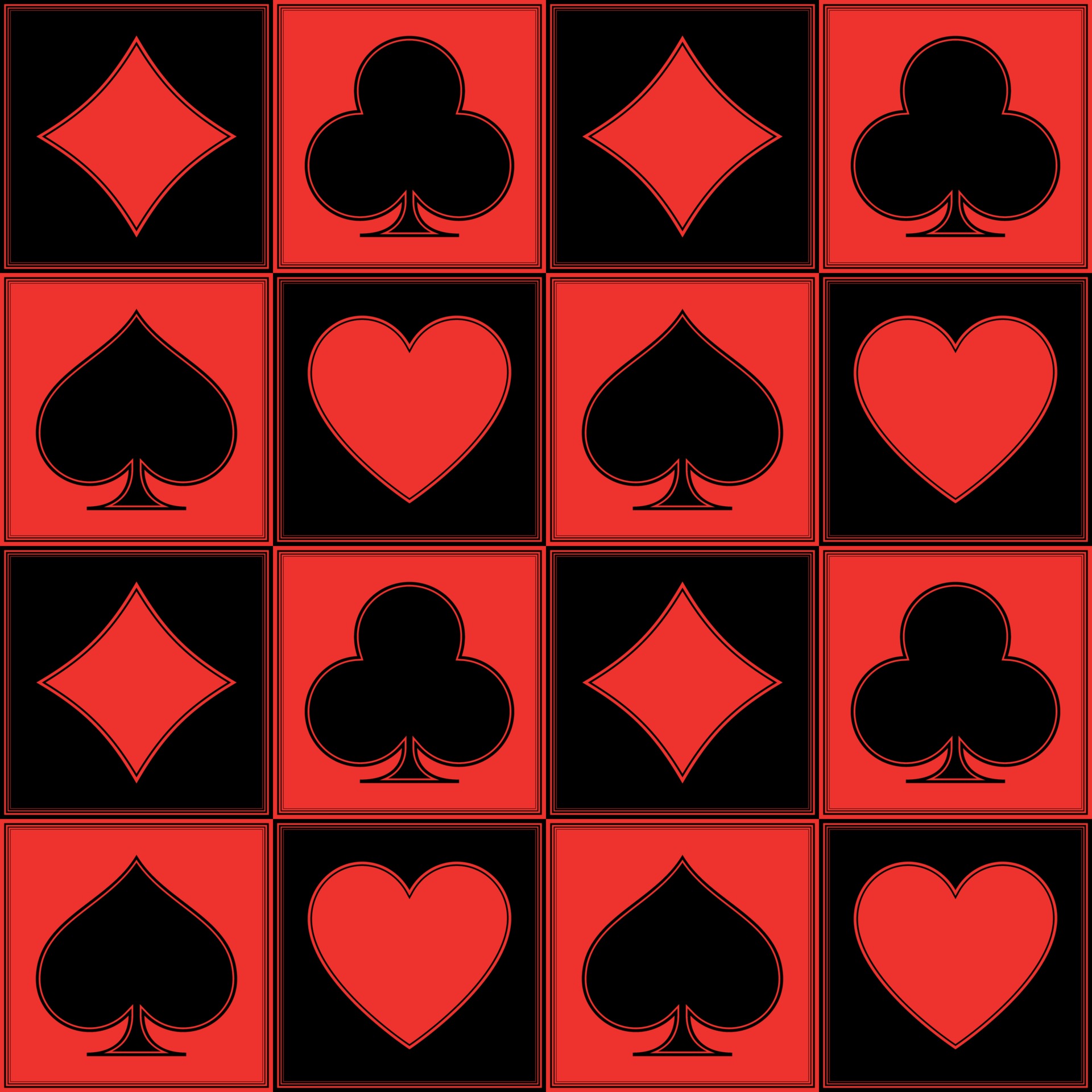 Poker pattern vector design 2178129 Vector Art at Vecteezy