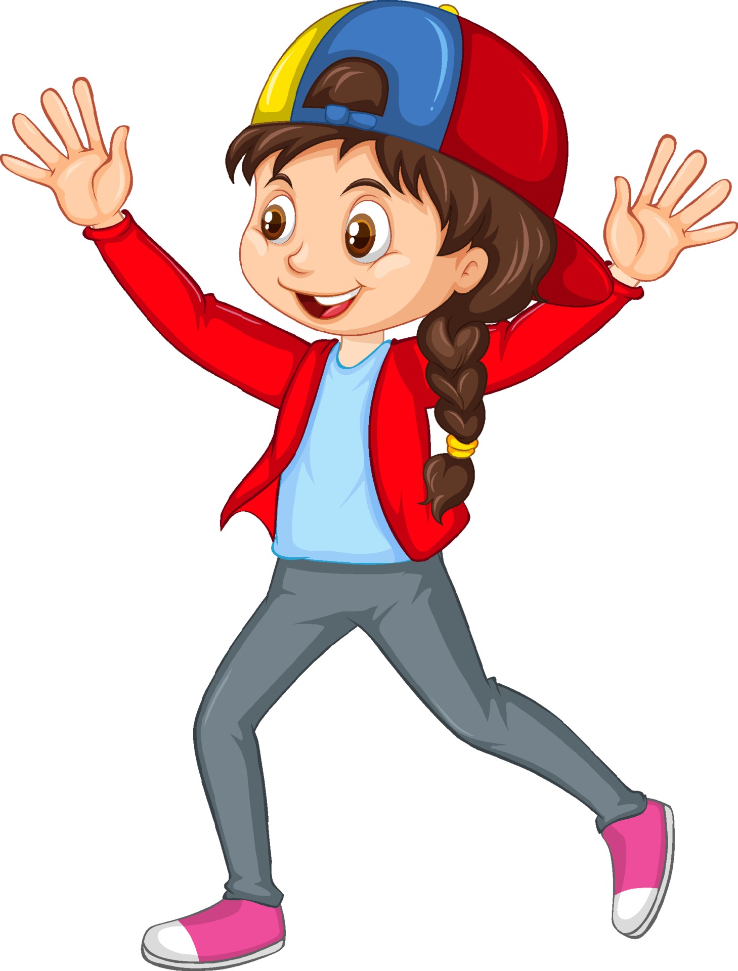 niña empujando las manos hacia arriba baile personaje de dibujos animados aislado 2178269 Vector en Vecteezy niña empujando las manos hacia arriba baile personaje de dibujos animados aislado 2178269 Vector en Vecteezy