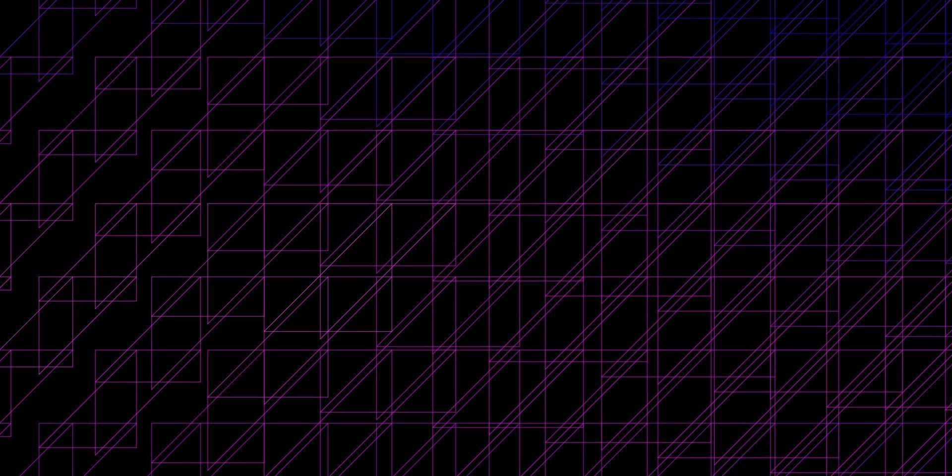 Dark Purple, Pink vector template with lines.