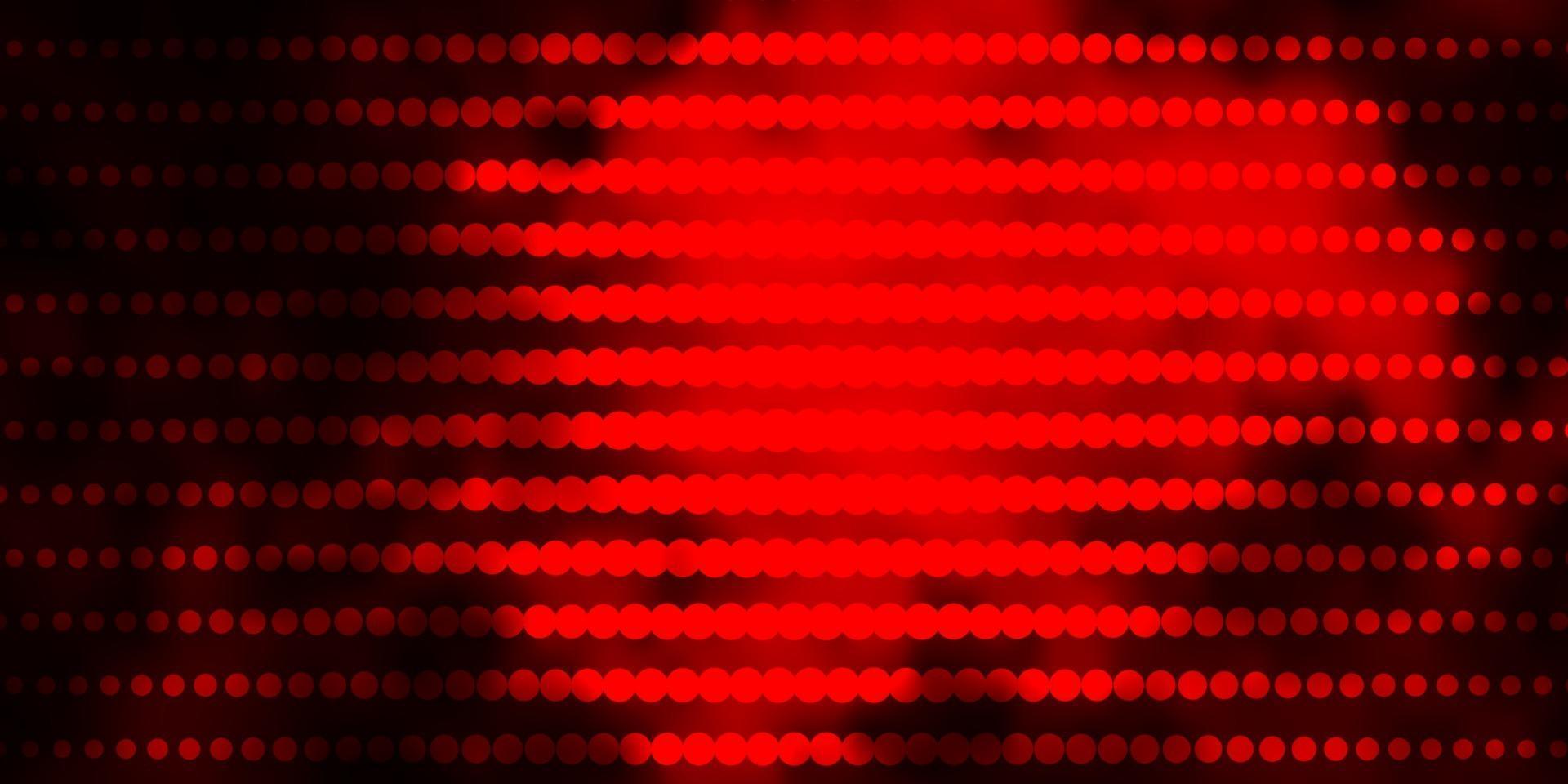 Dark Red vector layout with circles.