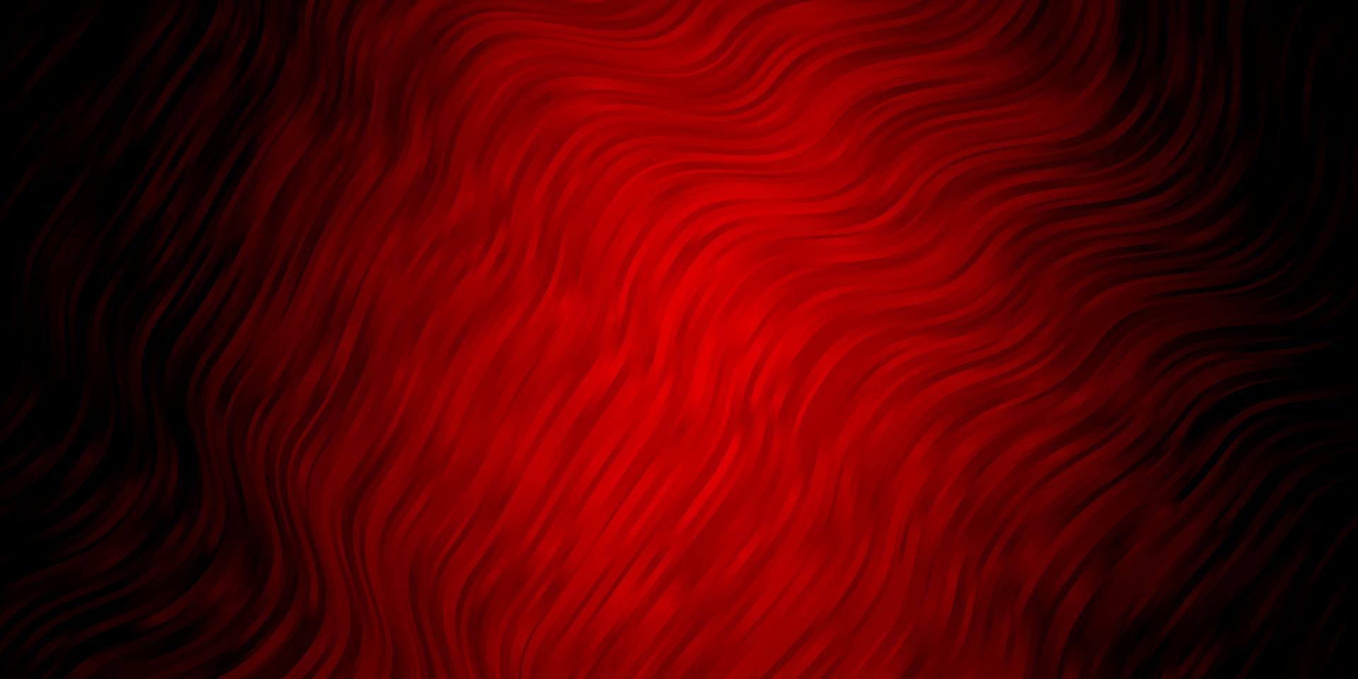 Dark Red vector texture with wry lines.